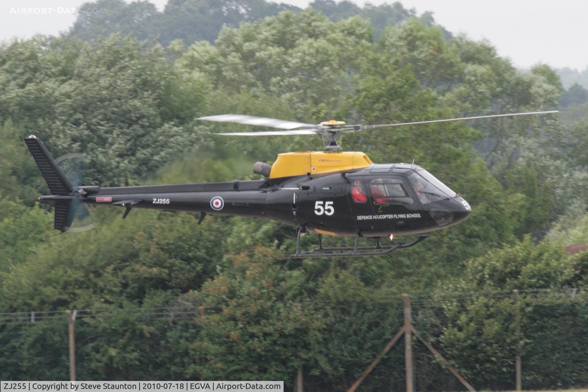 ZJ255, 1996 Eurocopter AS-350BB Squirrel HT1 Ecureuil C/N 2951, Taken at the Royal International Air Tattoo 2010