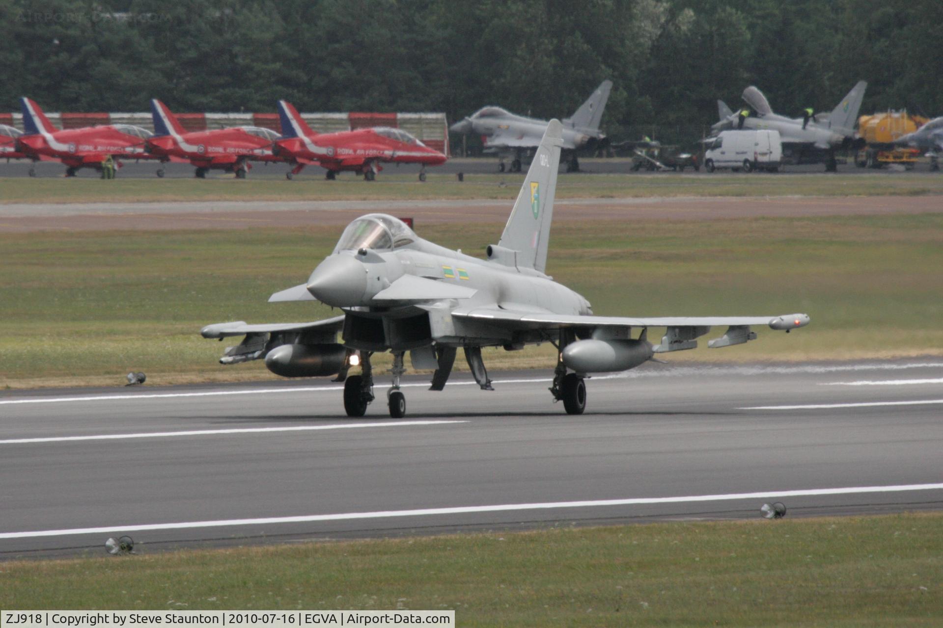 ZJ918, 2005 Eurofighter EF-2000 Typhoon FGR4 C/N 0062/BS009, Taken at the Royal International Air Tattoo 2010