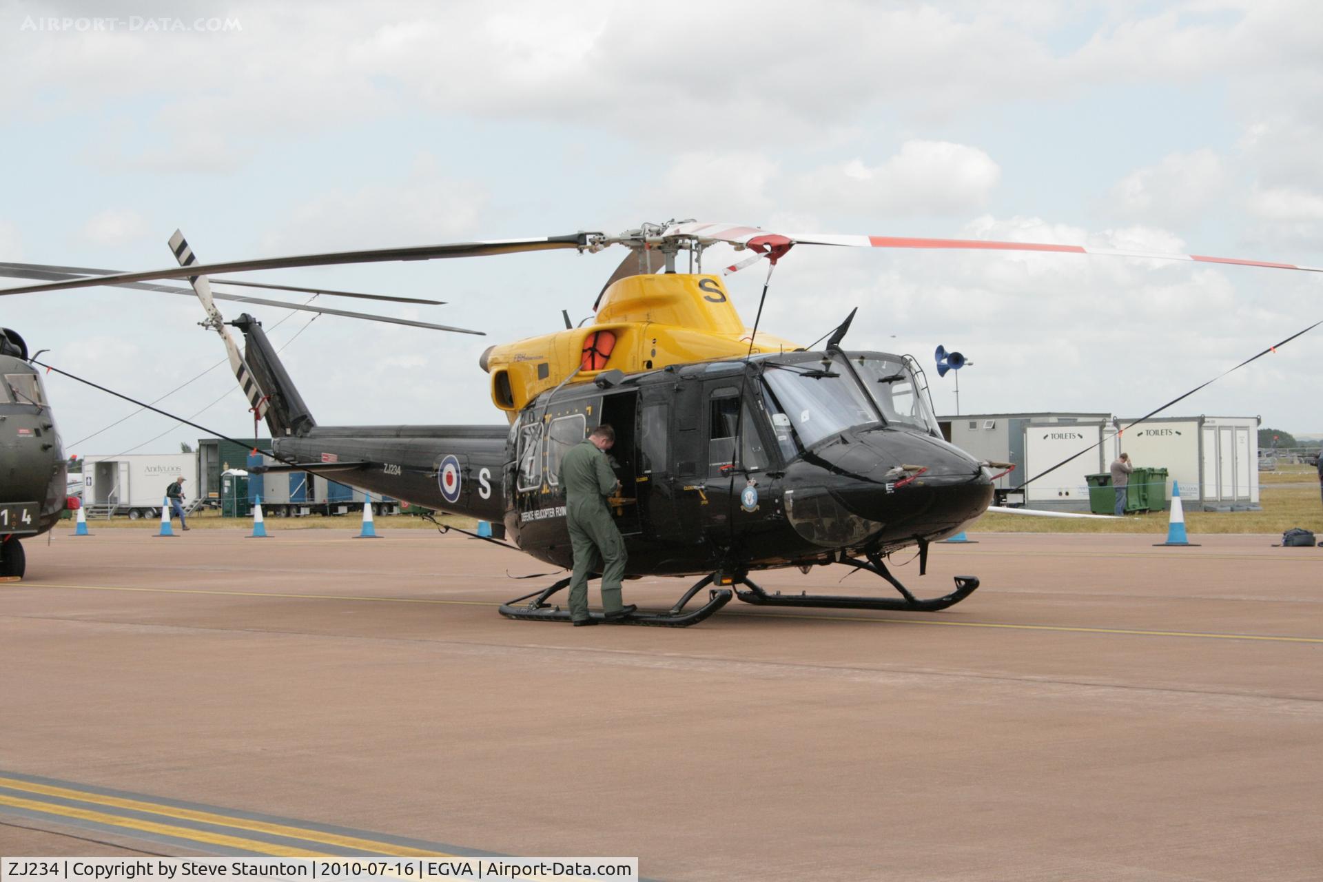 ZJ234, 1996 Bell 412EP Griffin HT1 C/N 36144, Taken at the Royal International Air Tattoo 2010