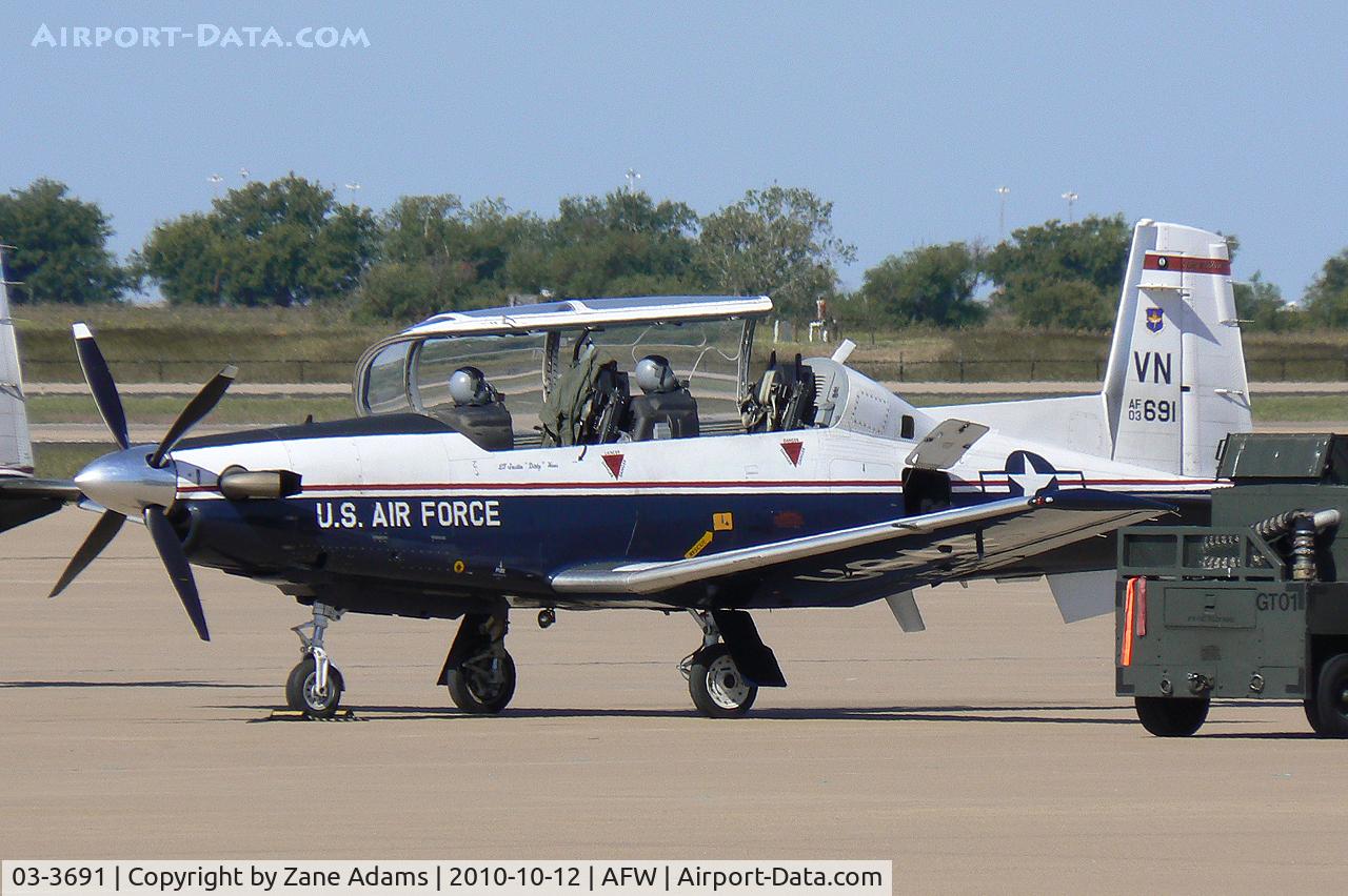 03-3691, Raytheon T-6A Texan II C/N PT-237, At Alliance Airport - Fort Worth, TX