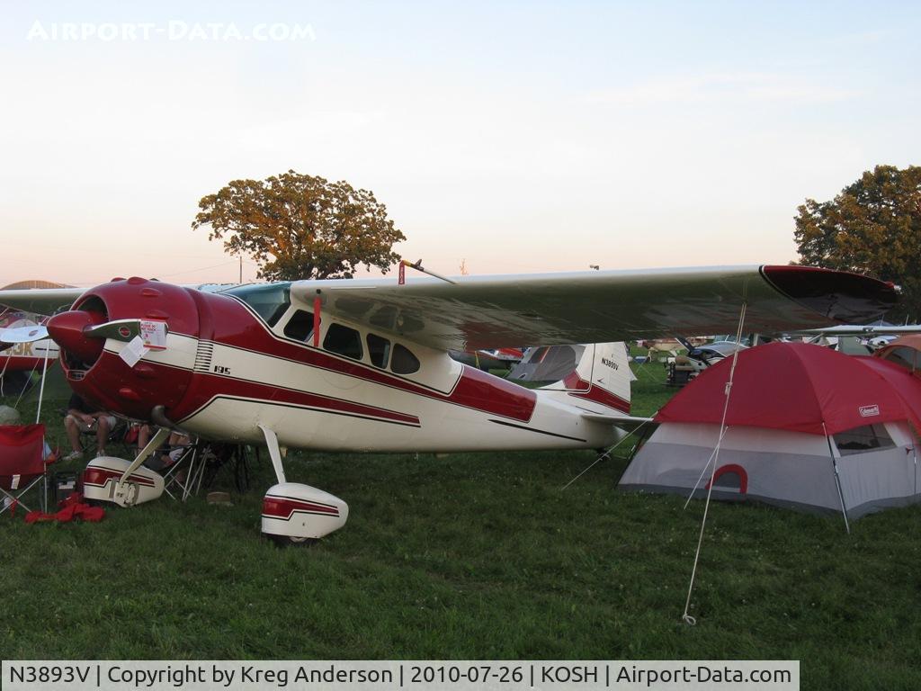 N3893V, 1949 Cessna 195 C/N 7365, EAA AirVenture 2010