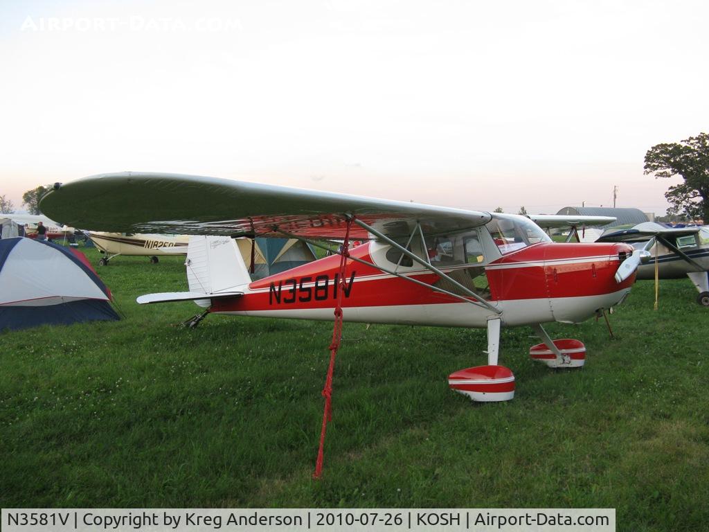 N3581V, 1948 Cessna 140 C/N 14850, EAA AirVenture 2010