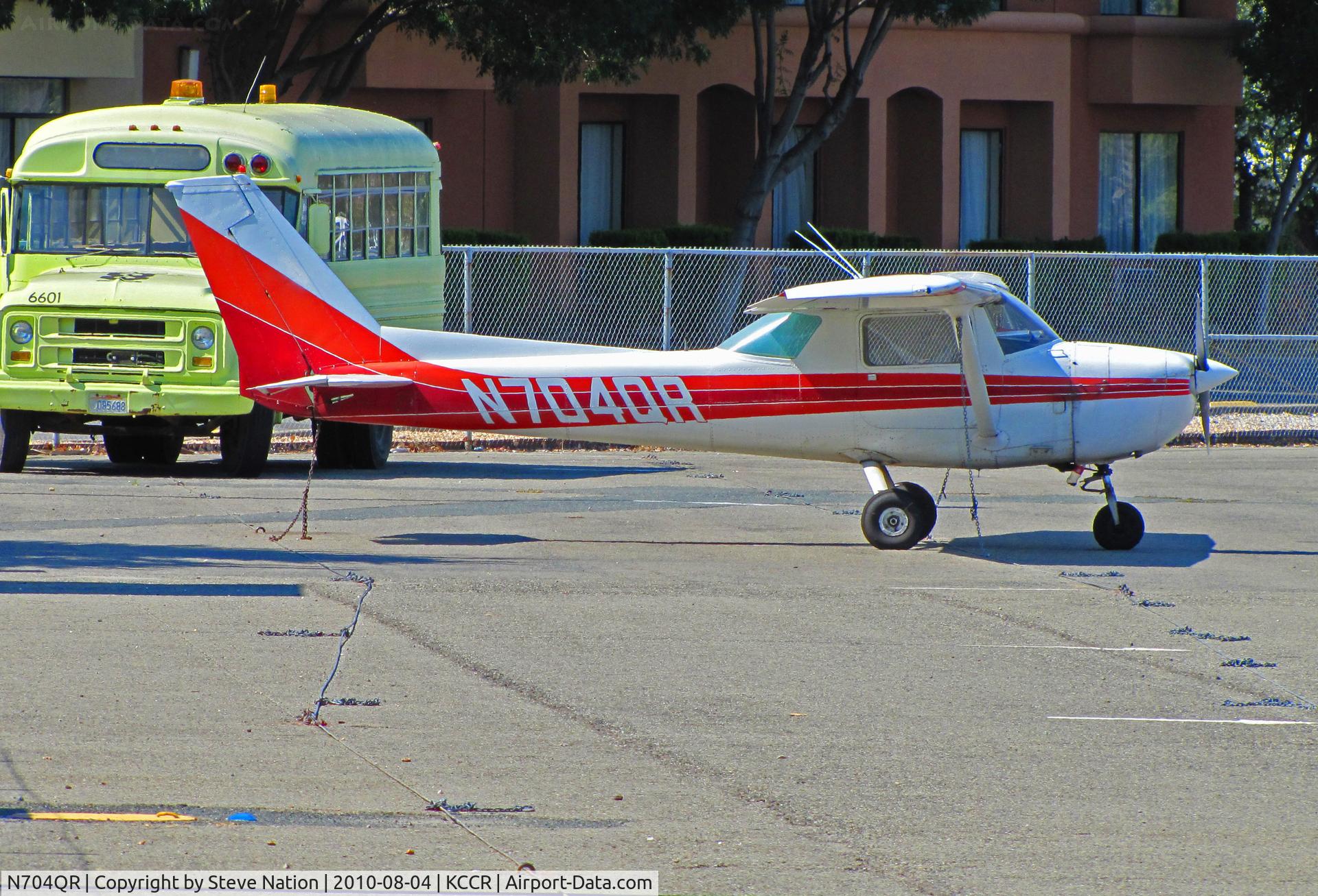 N704QR, 1976 Cessna 150M C/N 15078794, Owner of 1976 Cessna 150M commutes regularly to KCCR/Buchanan Field, Concord, CA home base