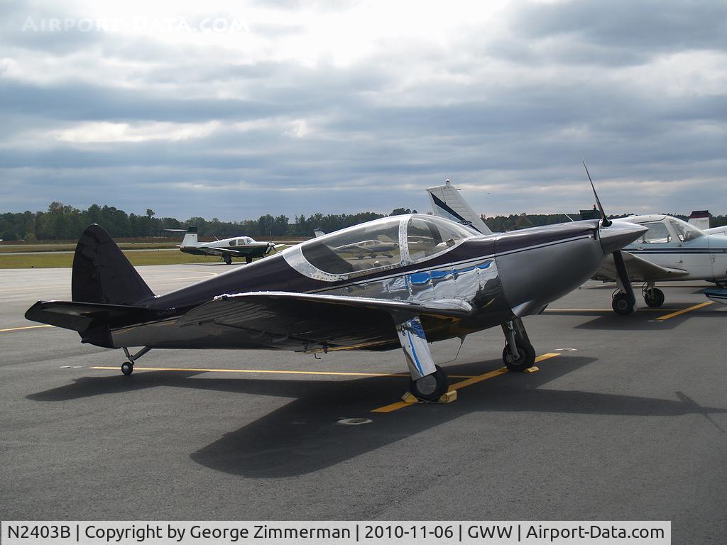 N2403B, 1949 Globe GC-1B Swift C/N 3703, Exhibit- Young Eagles Fly-in @ Goldsboro-Wayne