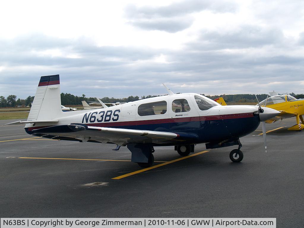 N63BS, 1992 Mooney M20J 201 C/N 24-3286, Exhibit @ Young Eagles Fly-in - Goldsboro-Wayne