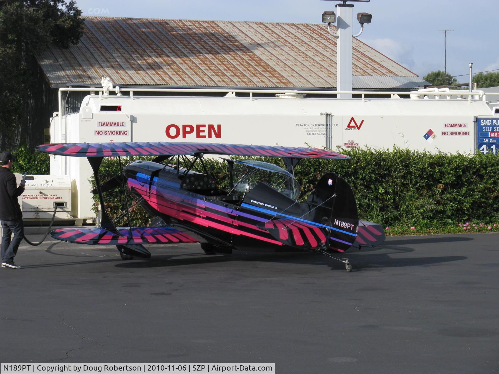 N189PT, 1993 Christen Eagle II C/N CIAGLIA 0001, 1993 Ciaglia/Haines CHRISTEN EAGLE II, Lycoming IO-360 A&C 200 Hp, refueling