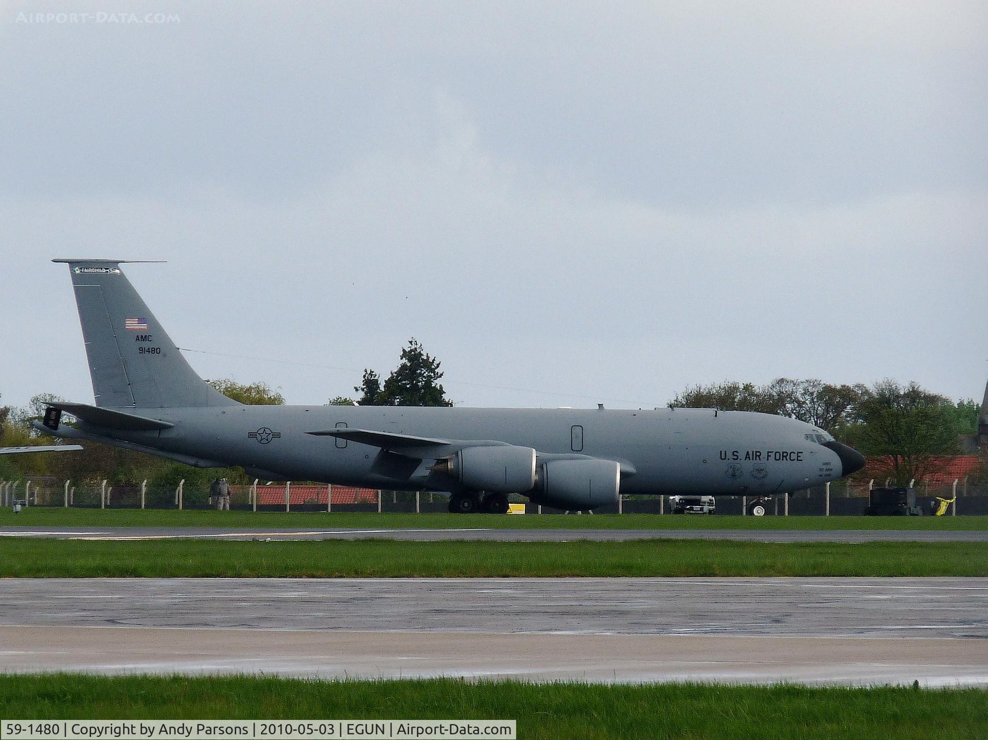 59-1480, 1959 Boeing KC-135T Stratotanker C/N 17968, 92 Arw Kc135 at Mildenhall