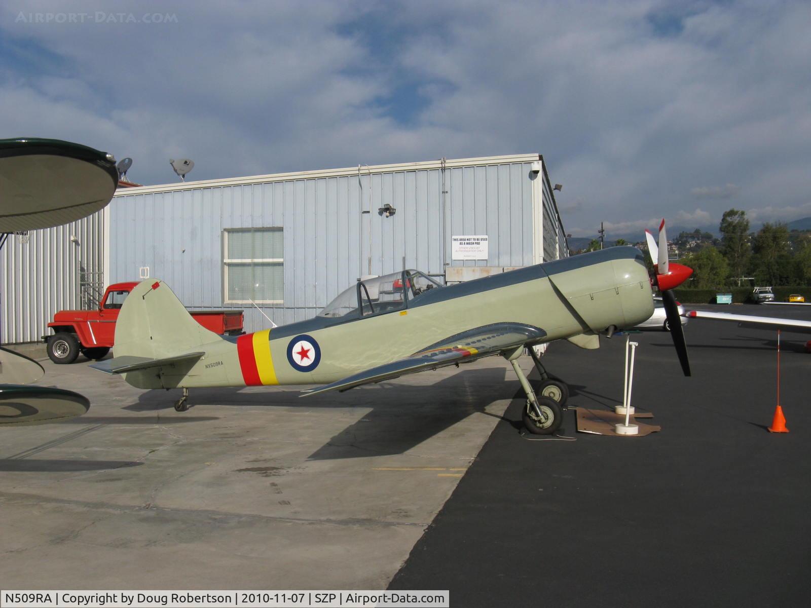 N509RA, 1983 Yakovlev Yak-50 C/N 832509, 1983 Yakovlev YAK 50, Vedeneev M-14P 360 Hp radial, aerobatic, retractible landing gear, wing Micro vortex generators