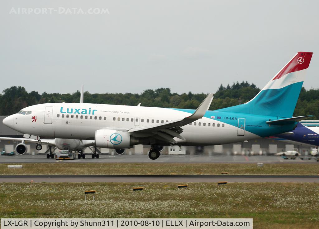 LX-LGR, 2004 Boeing 737-7C9 C/N 33803, Landing rwy 24