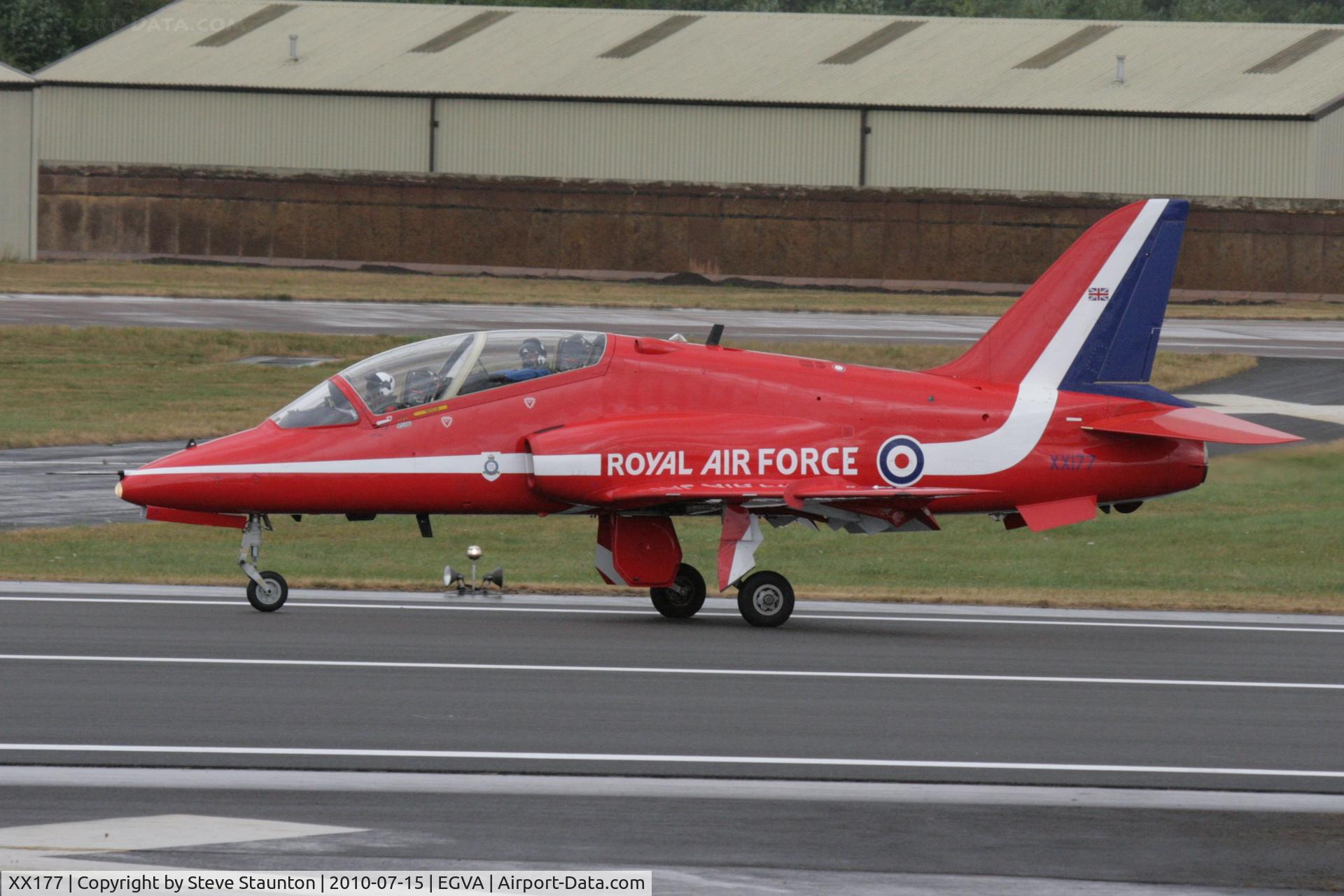XX177, 1977 Hawker Siddeley Hawk T.1 C/N 024/312024, Taken at the Royal International Air Tattoo 2010