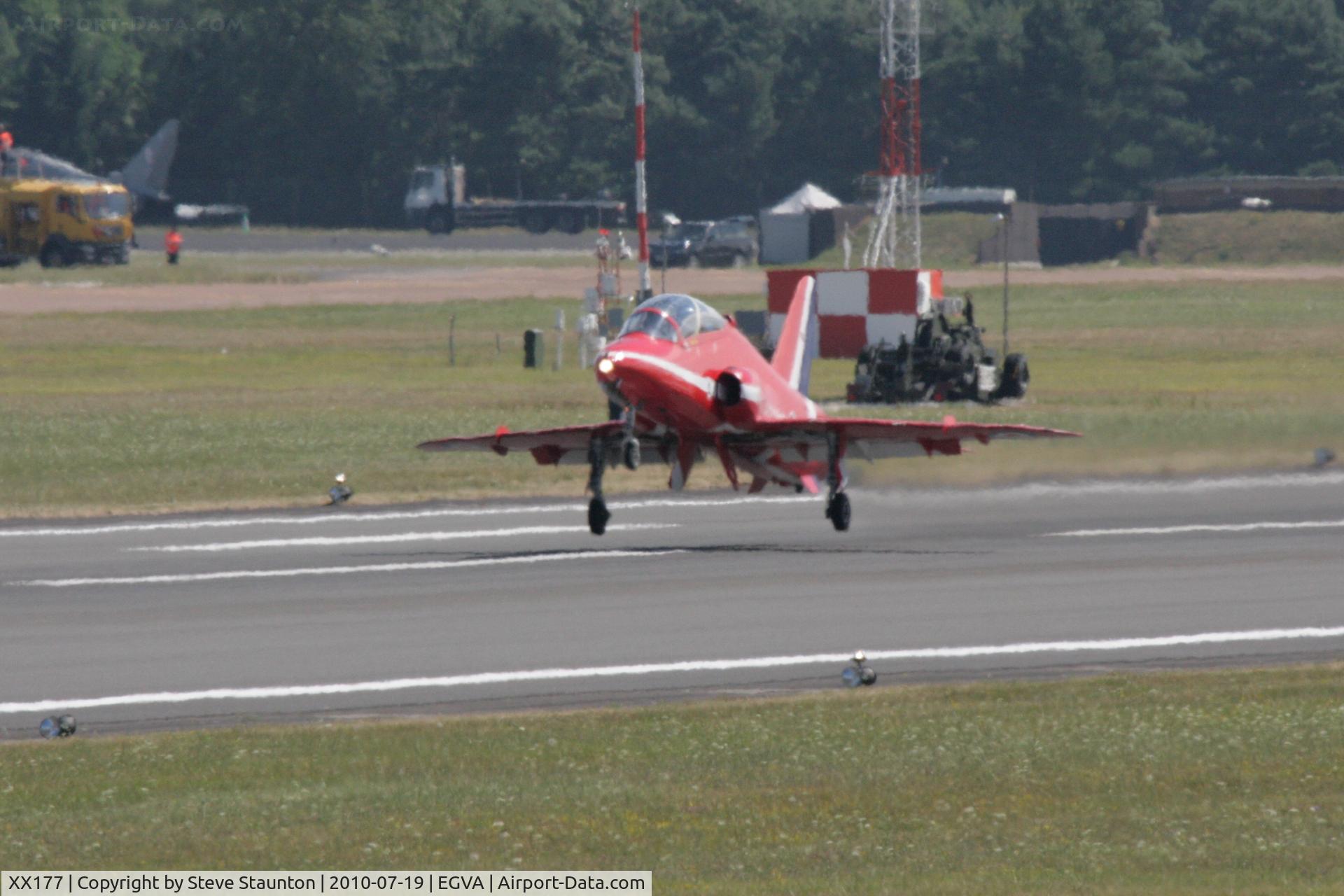 XX177, 1977 Hawker Siddeley Hawk T.1 C/N 024/312024, Taken at the Royal International Air Tattoo 2010