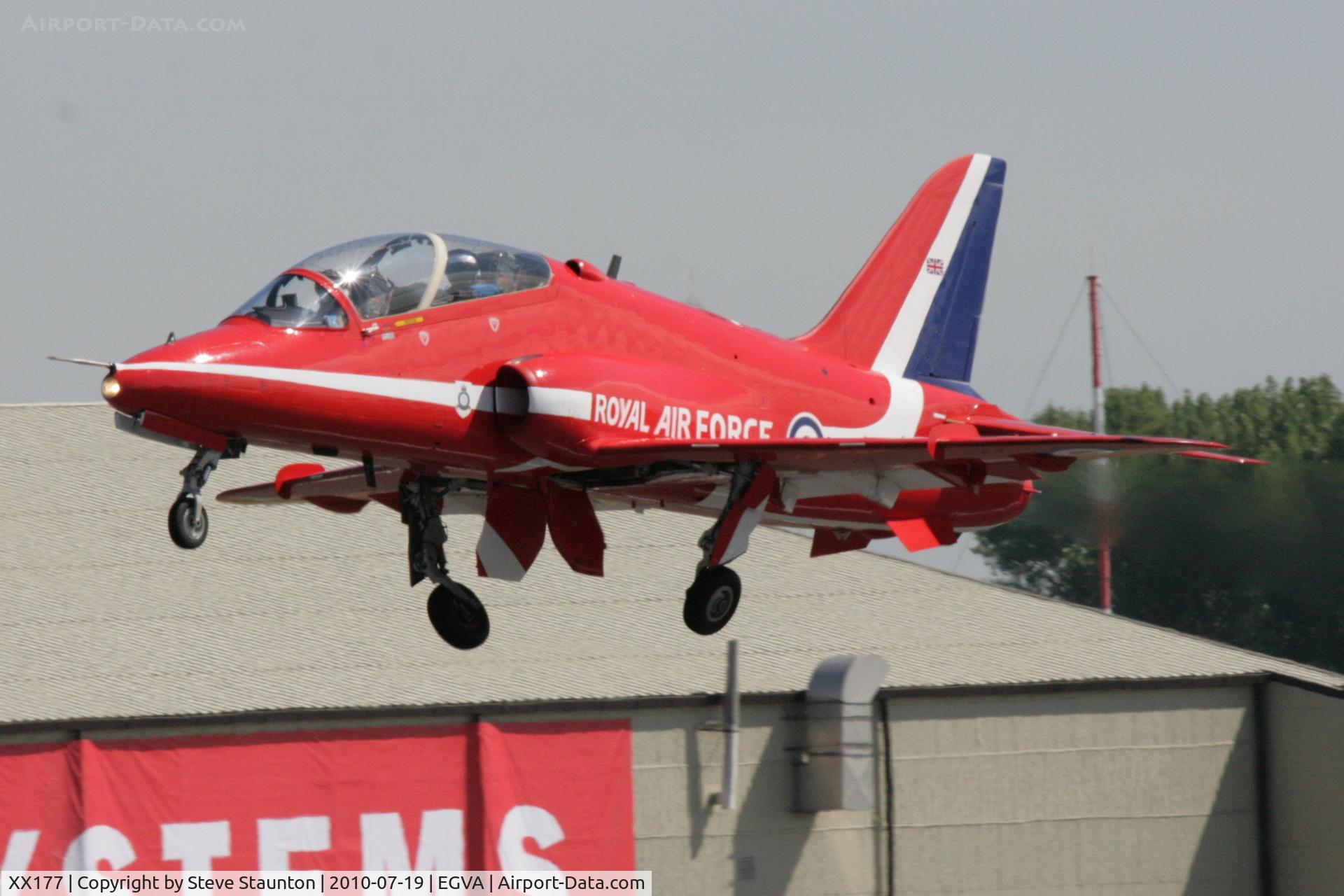 XX177, 1977 Hawker Siddeley Hawk T.1 C/N 024/312024, Taken at the Royal International Air Tattoo 2010