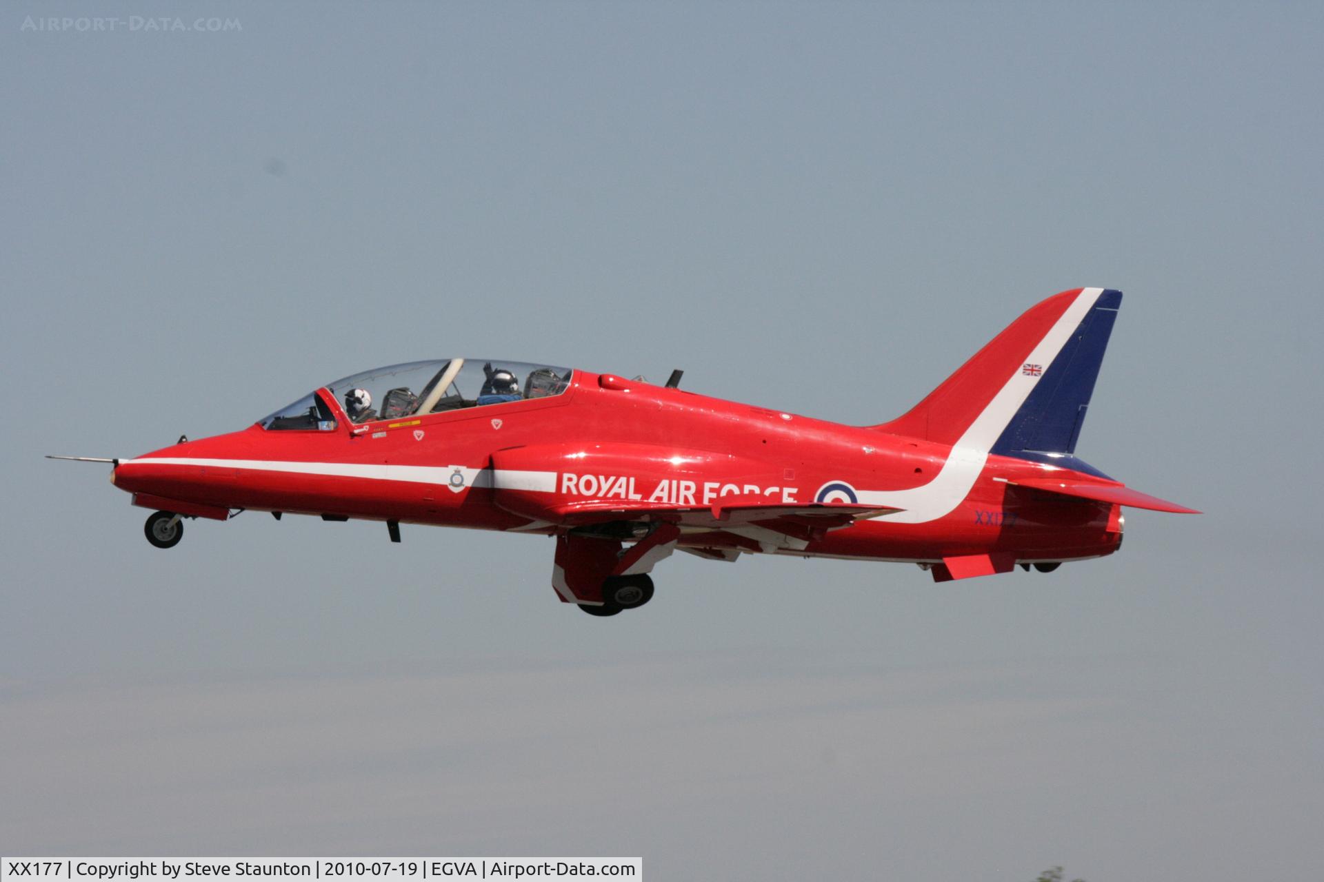 XX177, 1977 Hawker Siddeley Hawk T.1 C/N 024/312024, Taken at the Royal International Air Tattoo 2010