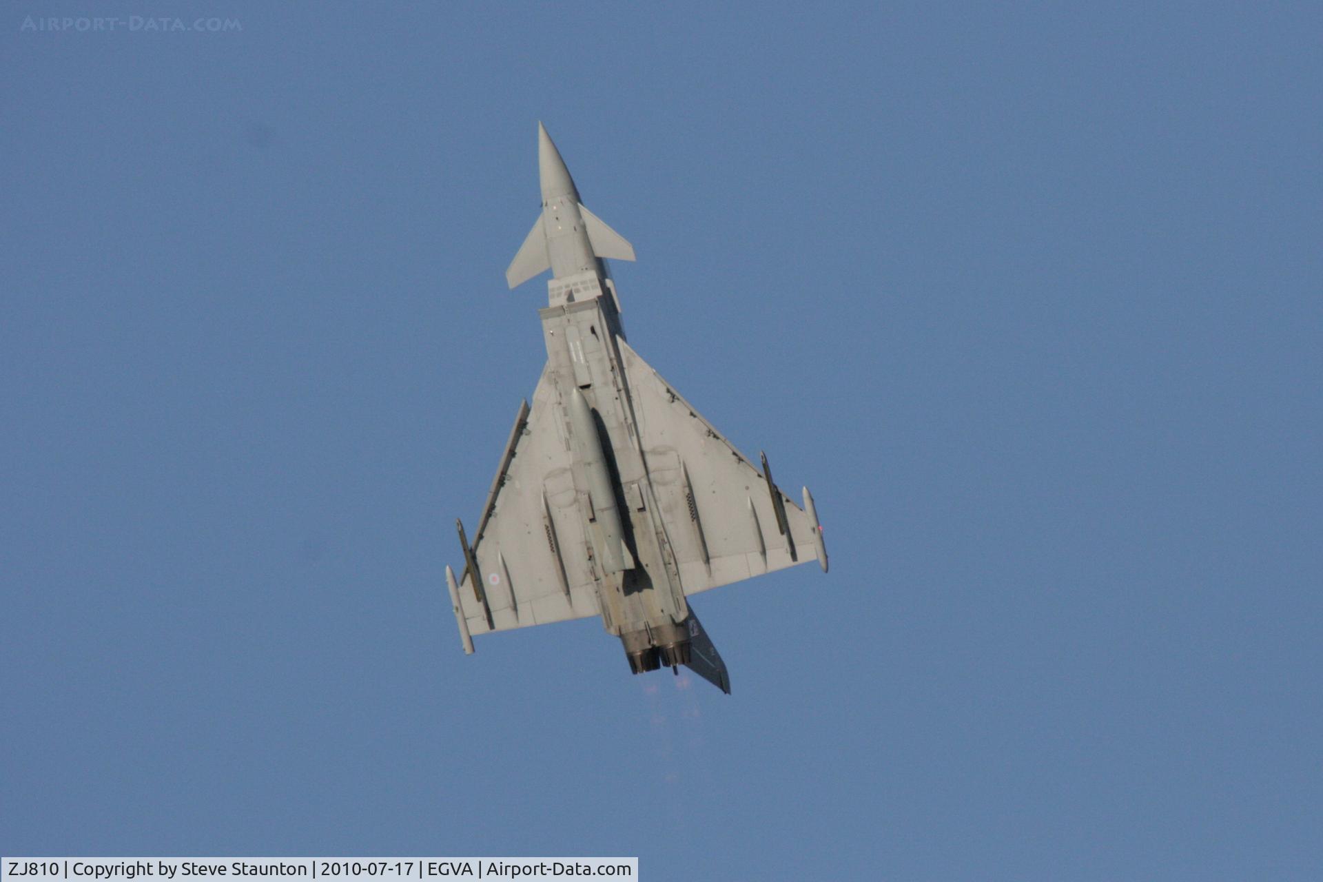 ZJ810, Eurofighter EF-2000 Typhoon T1 C/N 0033/BT011, Taken at the Royal International Air Tattoo 2010