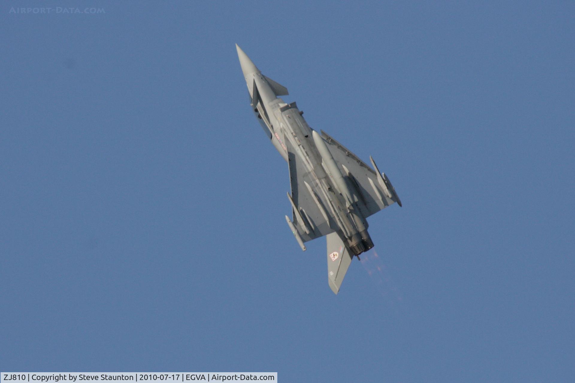 ZJ810, Eurofighter EF-2000 Typhoon T1 C/N 0033/BT011, Taken at the Royal International Air Tattoo 2010