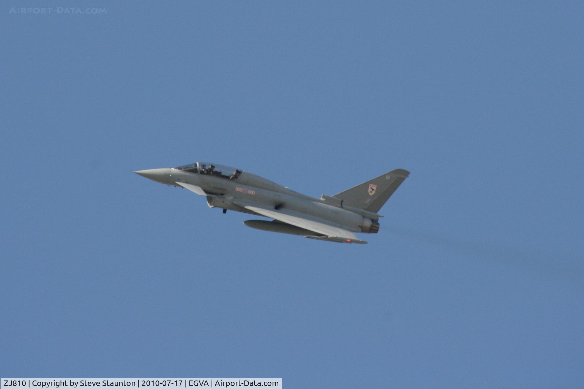 ZJ810, Eurofighter EF-2000 Typhoon T1 C/N 0033/BT011, Taken at the Royal International Air Tattoo 2010