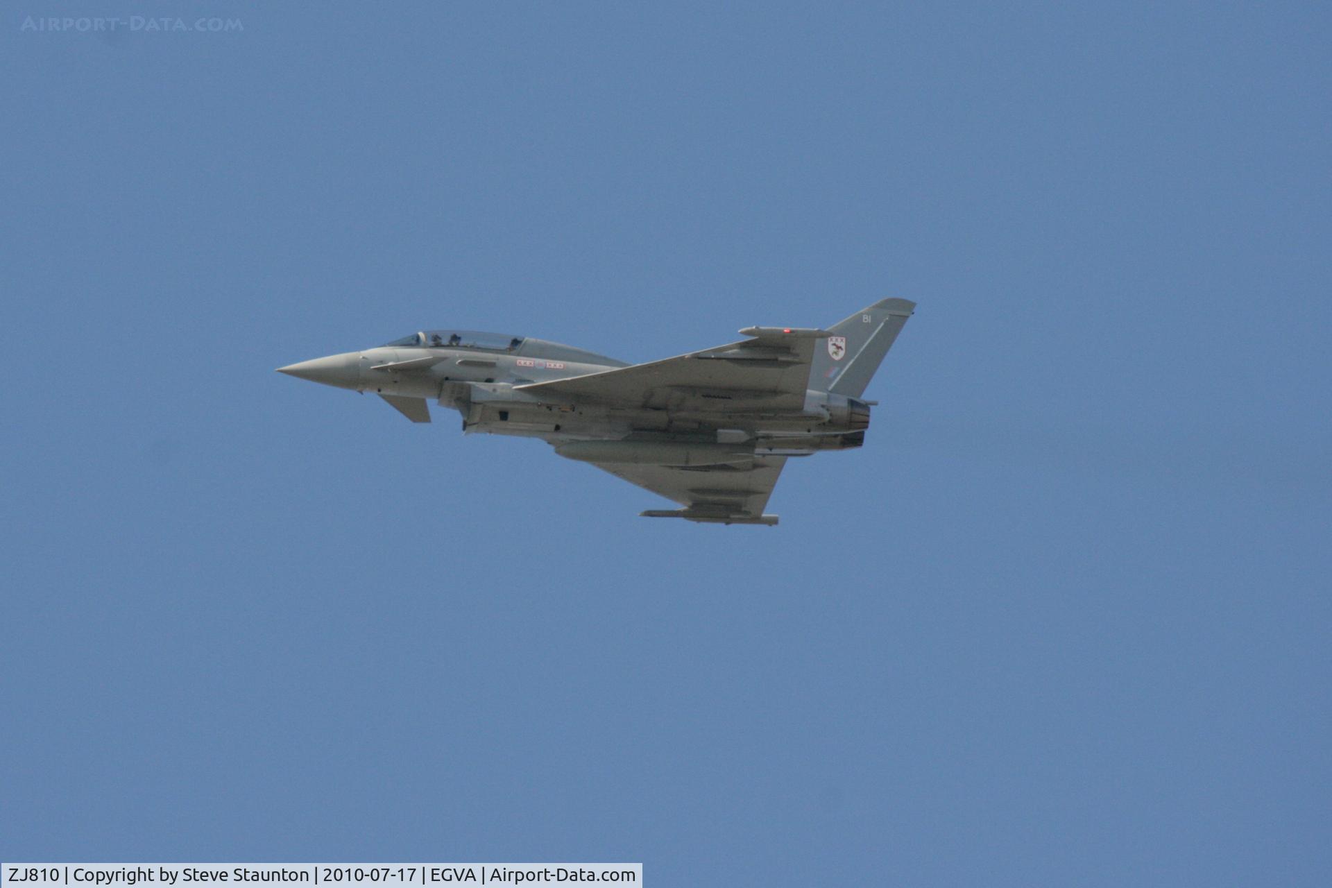 ZJ810, Eurofighter EF-2000 Typhoon T1 C/N 0033/BT011, Taken at the Royal International Air Tattoo 2010