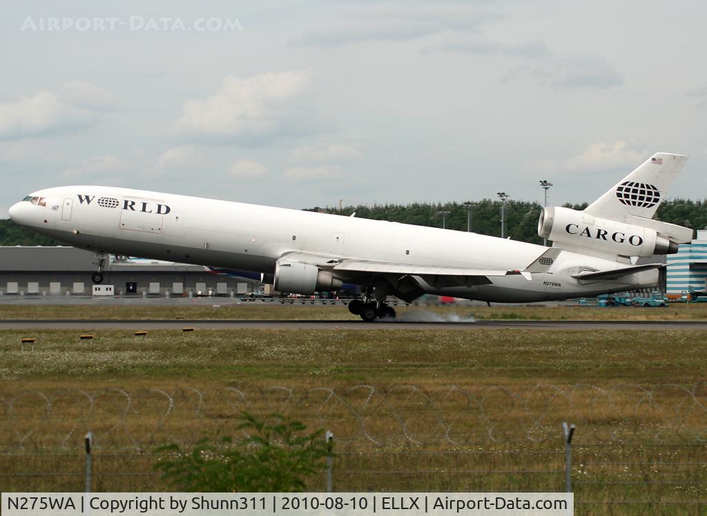 N275WA, 1995 McDonnell Douglas MD-11CF C/N 48631, Landing rwy 24