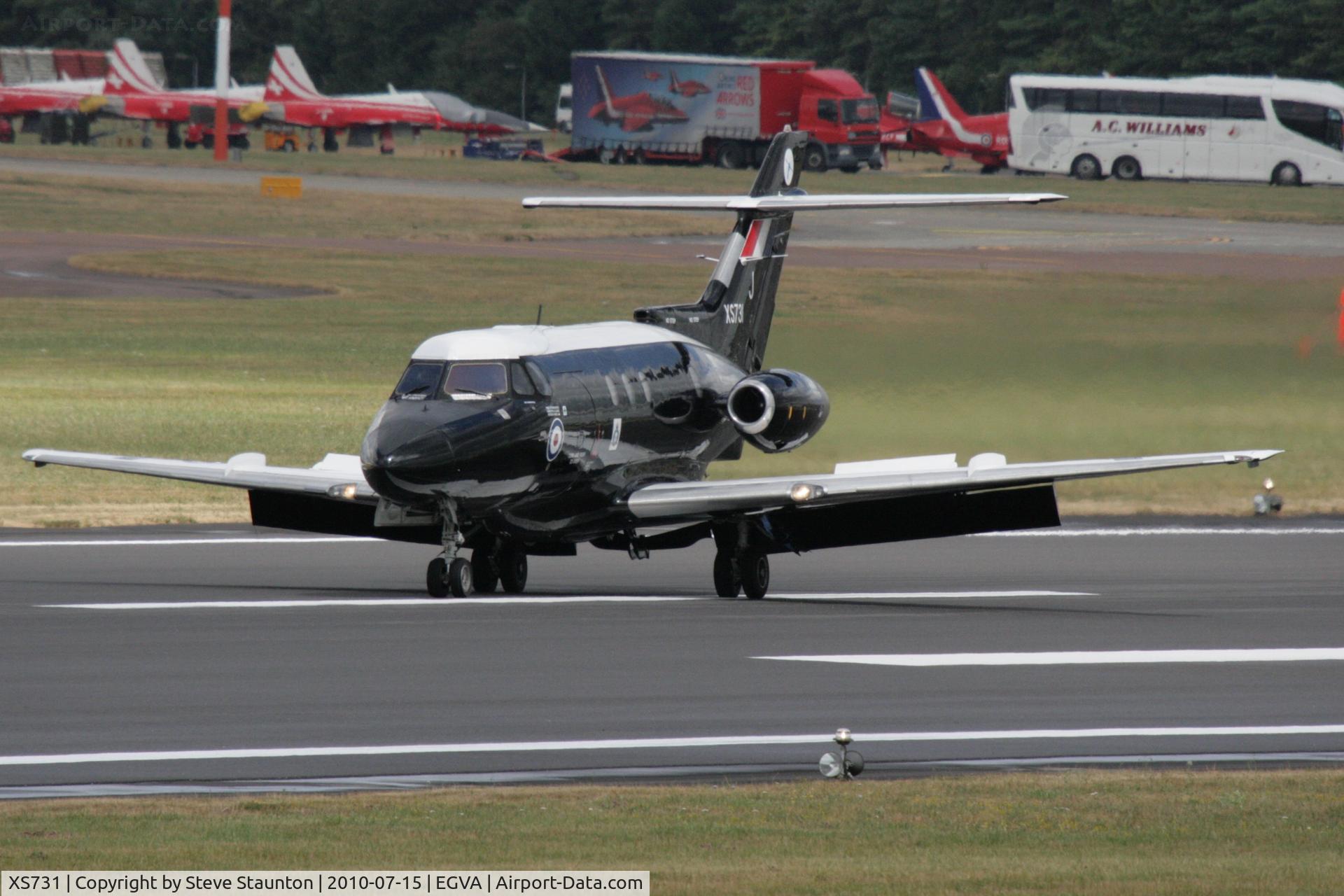 XS731, 1966 Hawker Siddeley HS.125 Dominie T.1 C/N 25055, Taken at the Royal International Air Tattoo 2010