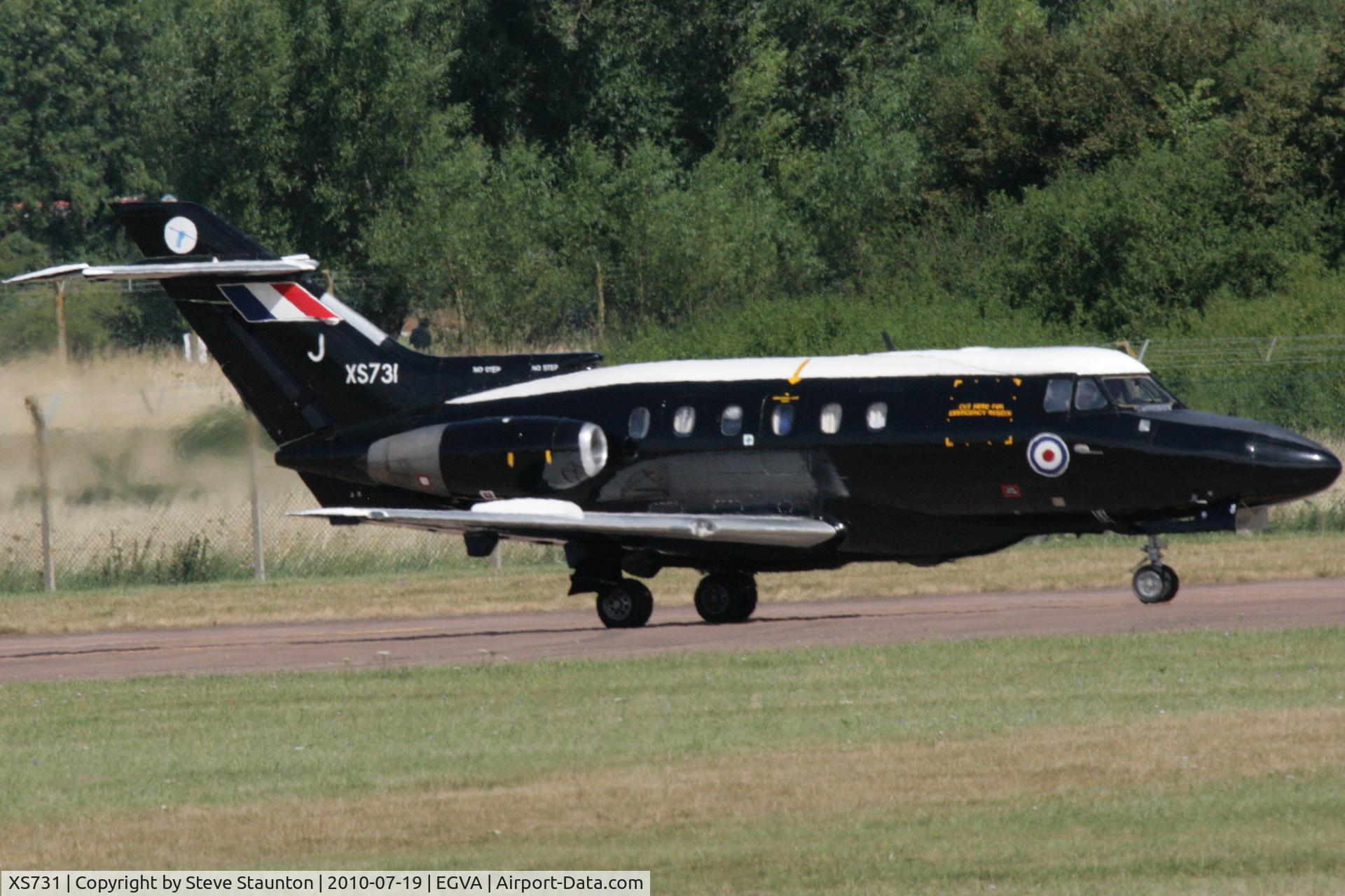 XS731, 1966 Hawker Siddeley HS.125 Dominie T.1 C/N 25055, Taken at the Royal International Air Tattoo 2010