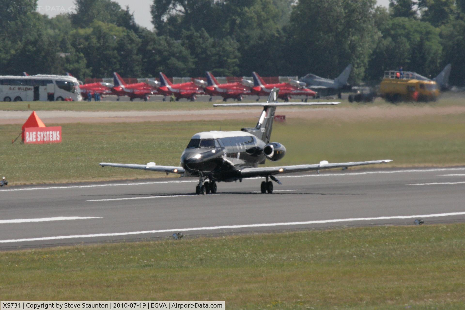 XS731, 1966 Hawker Siddeley HS.125 Dominie T.1 C/N 25055, Taken at the Royal International Air Tattoo 2010