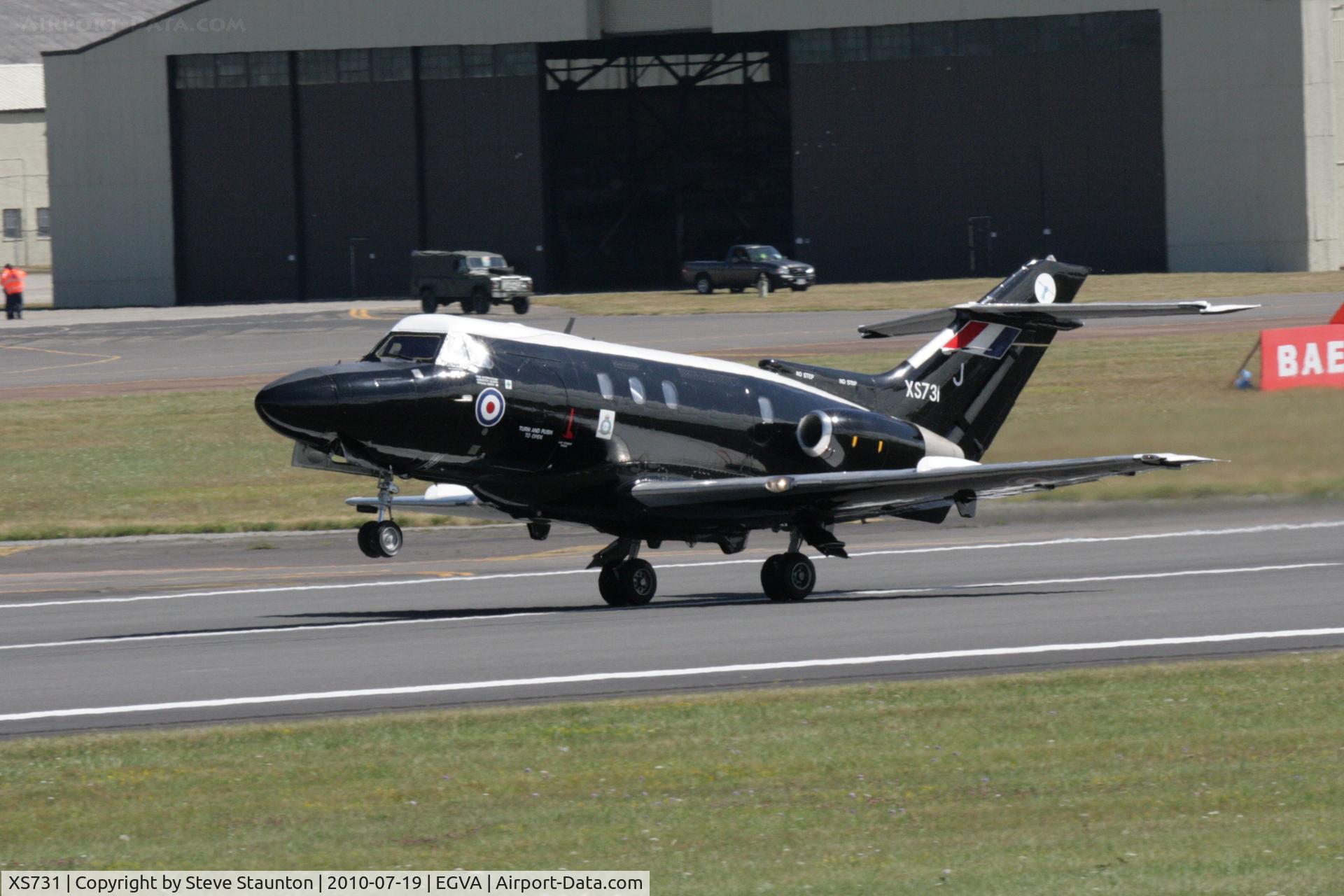 XS731, 1966 Hawker Siddeley HS.125 Dominie T.1 C/N 25055, Taken at the Royal International Air Tattoo 2010
