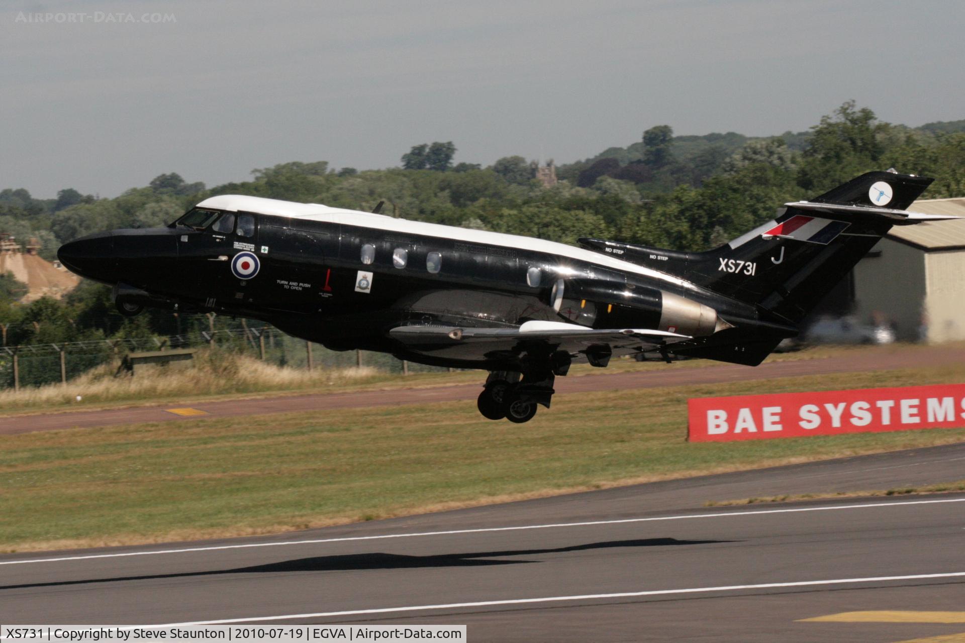 XS731, 1966 Hawker Siddeley HS.125 Dominie T.1 C/N 25055, Taken at the Royal International Air Tattoo 2010