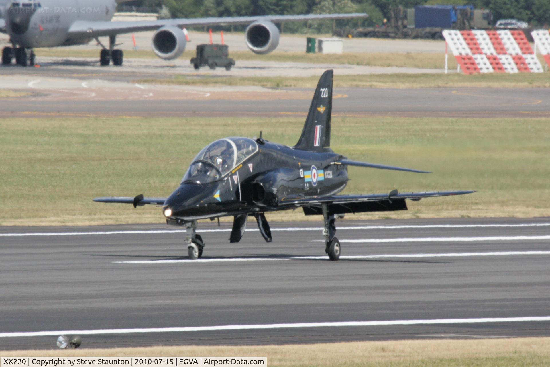 XX220, 1978 Hawker Siddeley Hawk T.1A C/N 056/312056, Taken at the Royal International Air Tattoo 2010