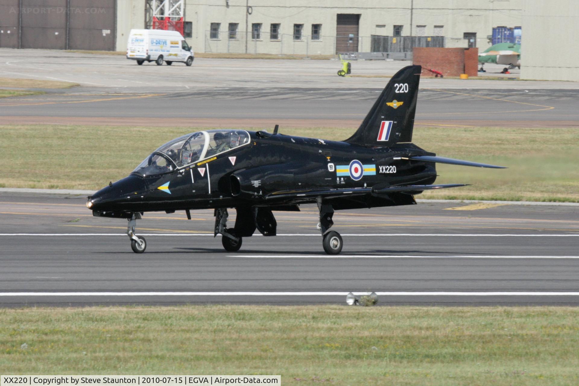 XX220, 1978 Hawker Siddeley Hawk T.1A C/N 056/312056, Taken at the Royal International Air Tattoo 2010