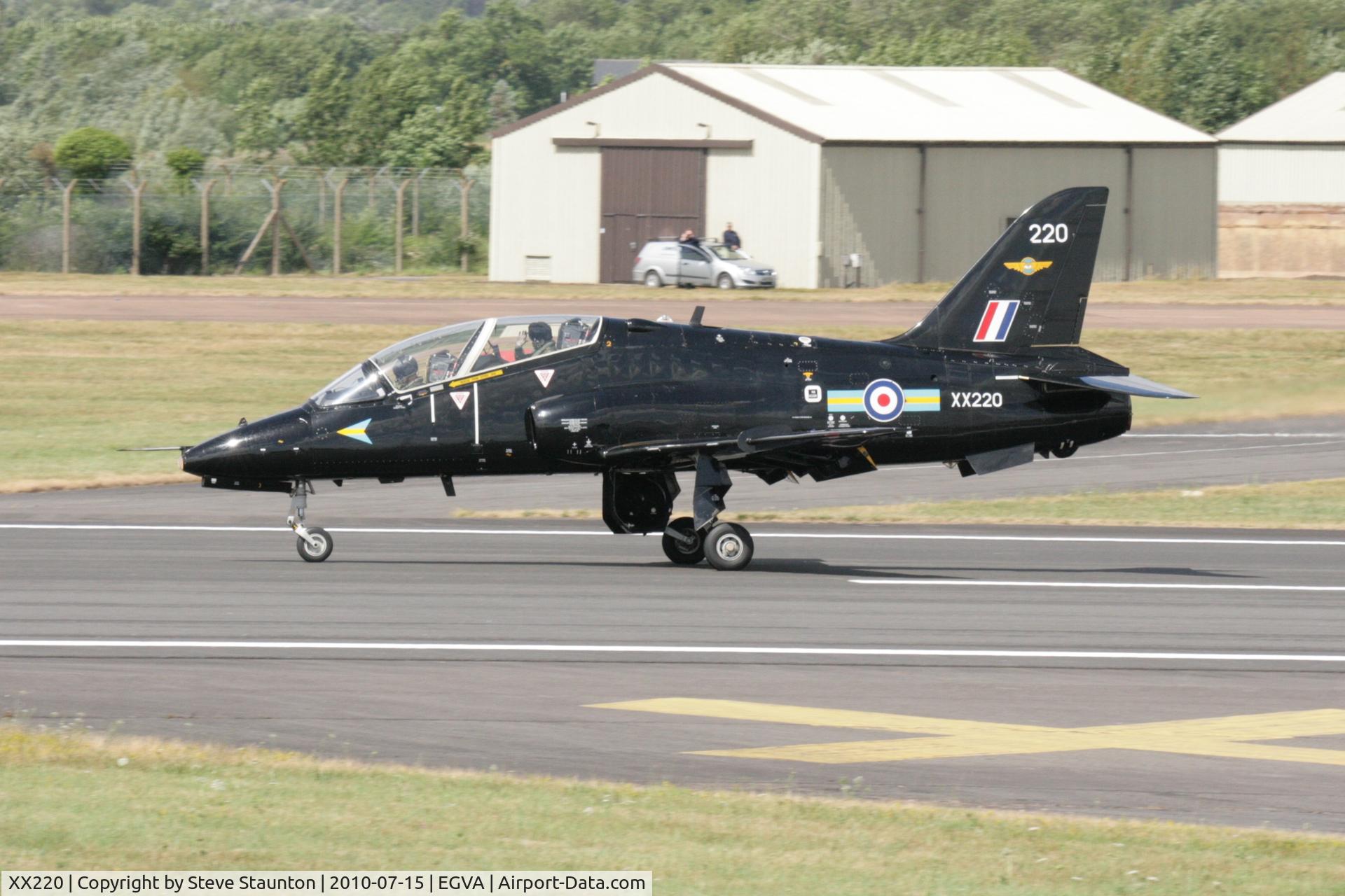 XX220, 1978 Hawker Siddeley Hawk T.1A C/N 056/312056, Taken at the Royal International Air Tattoo 2010