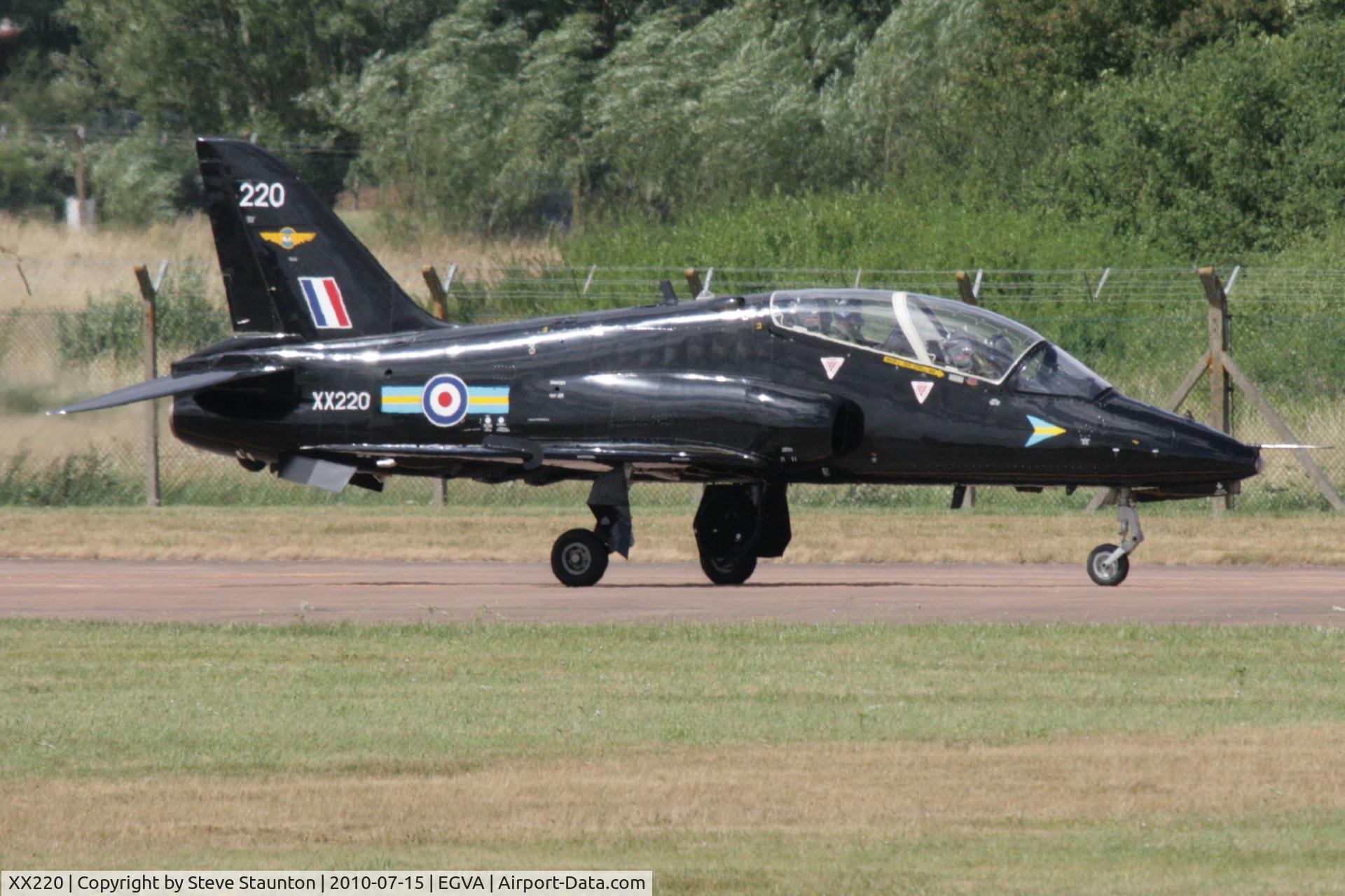 XX220, 1978 Hawker Siddeley Hawk T.1A C/N 056/312056, Taken at the Royal International Air Tattoo 2010