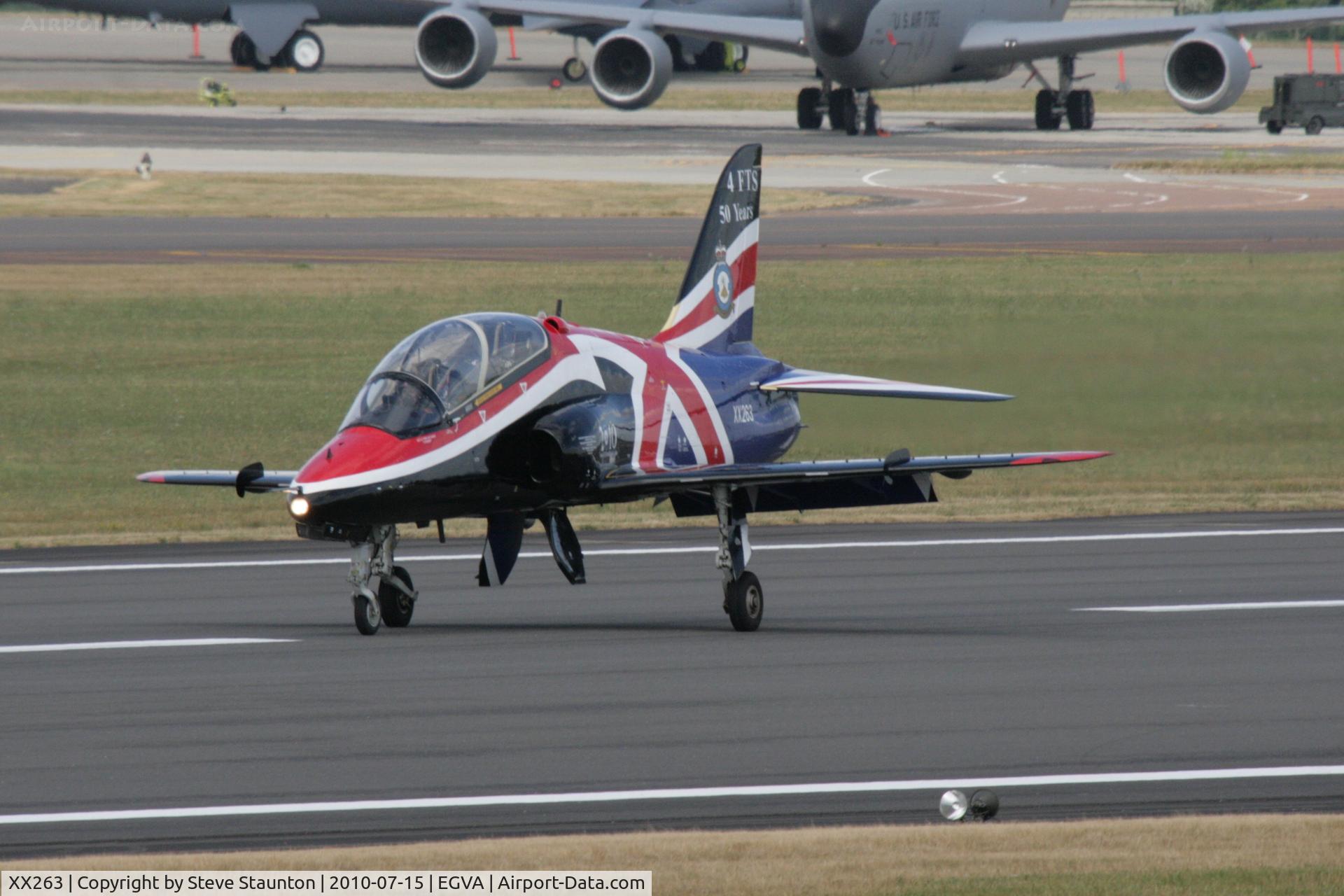 XX263, 1978 Hawker Siddeley Hawk T.1A C/N 099/312099, Taken at the Royal International Air Tattoo 2010