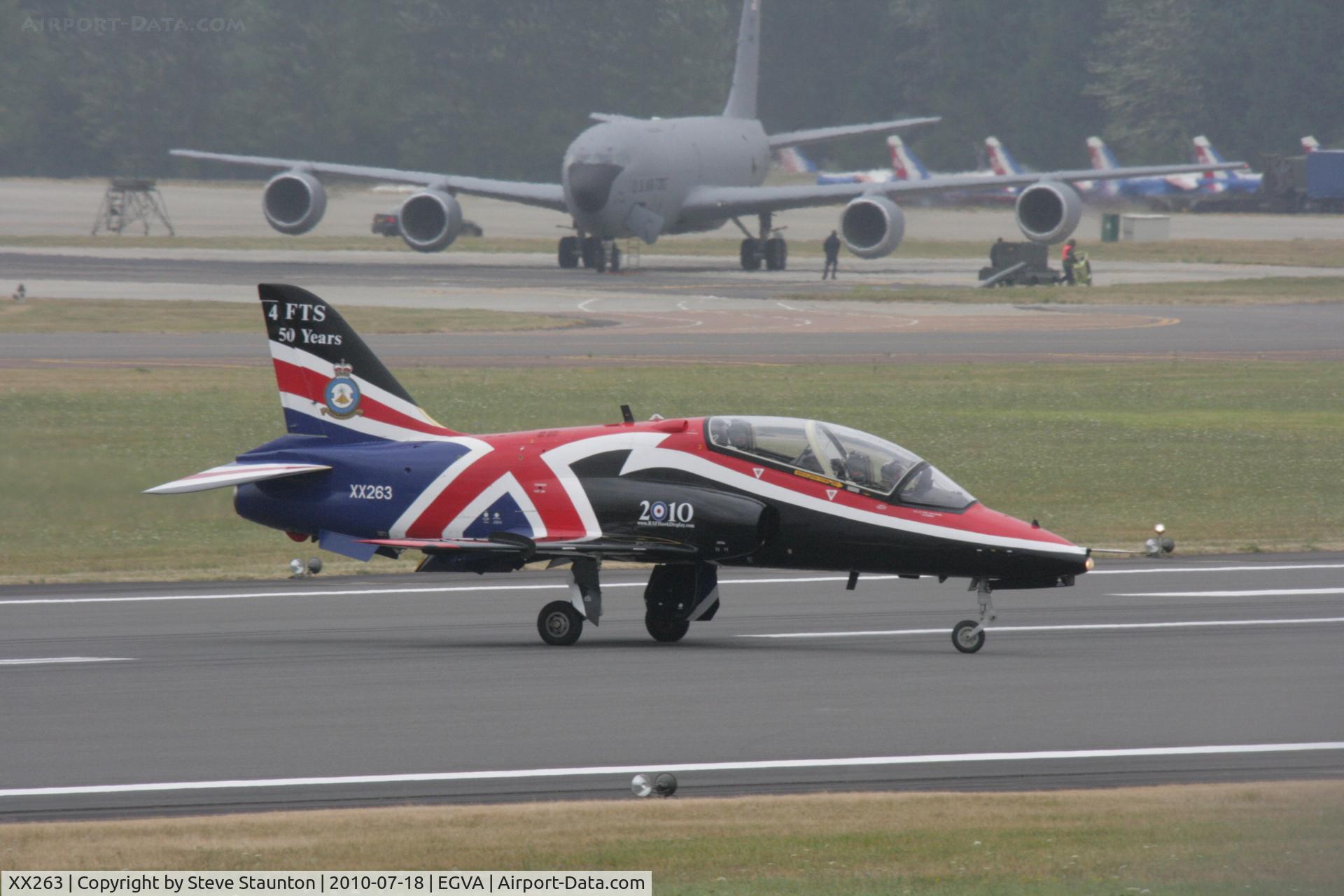 XX263, 1978 Hawker Siddeley Hawk T.1A C/N 099/312099, Taken at the Royal International Air Tattoo 2010