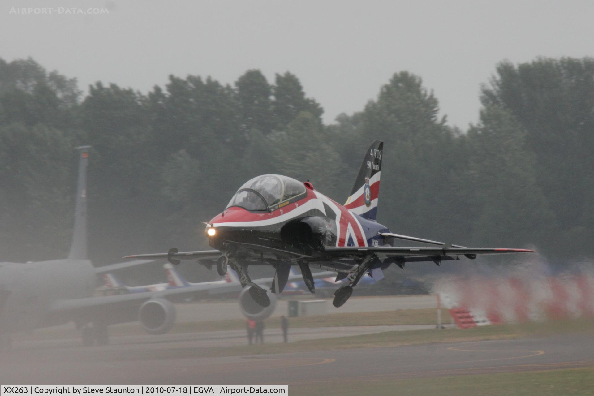 XX263, 1978 Hawker Siddeley Hawk T.1A C/N 099/312099, Taken at the Royal International Air Tattoo 2010