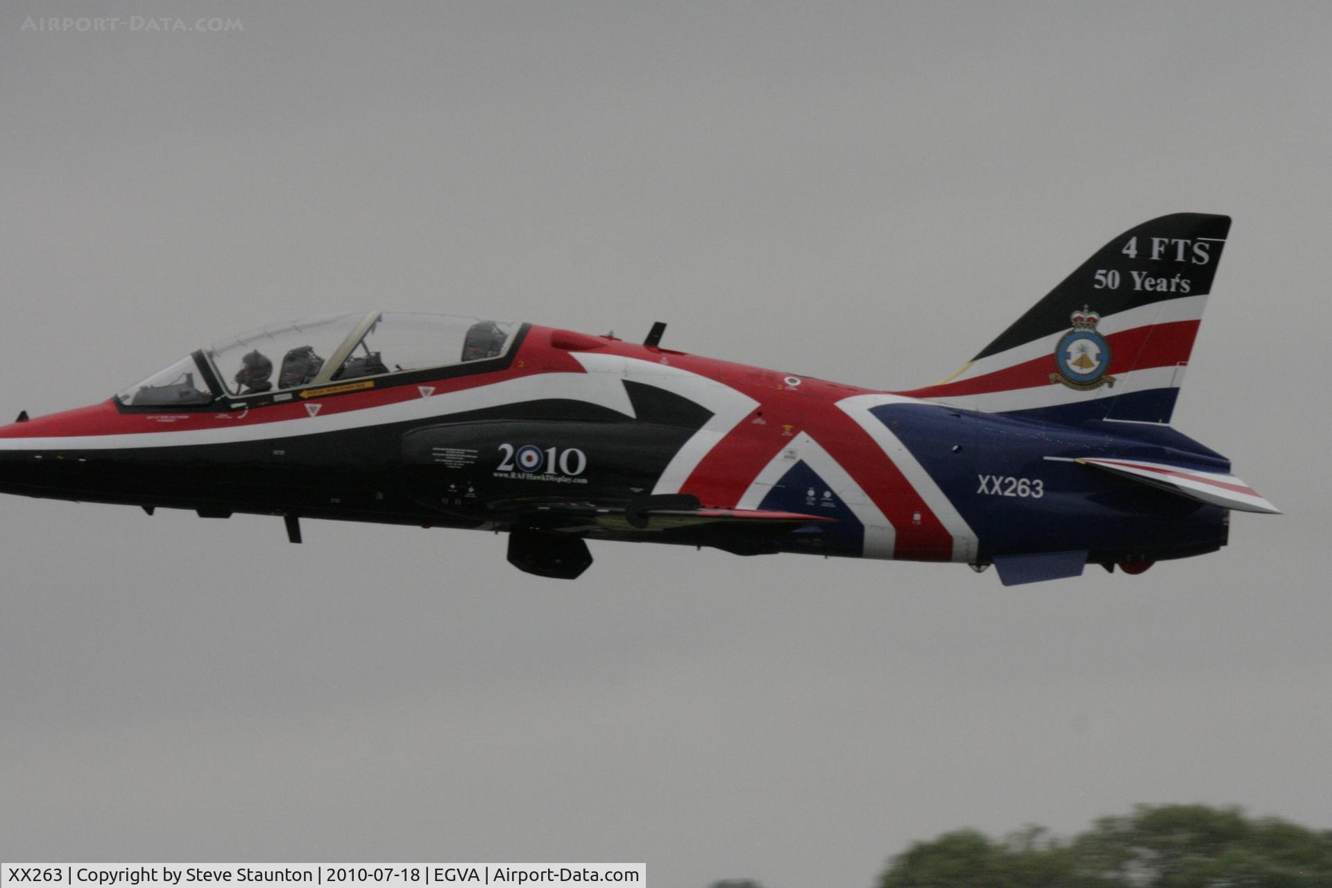 XX263, 1978 Hawker Siddeley Hawk T.1A C/N 099/312099, Taken at the Royal International Air Tattoo 2010