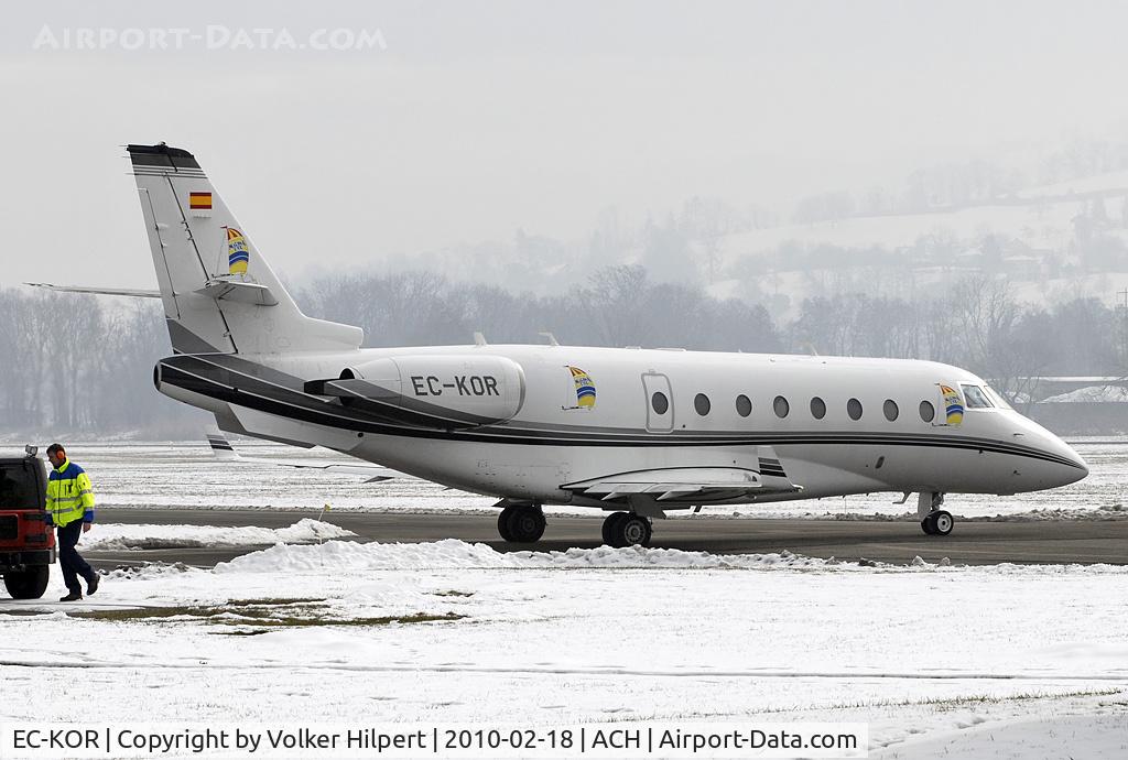 EC-KOR, 2007 Israel Aircraft Industries Gulfstream 200 C/N 177, at St. Gallen
