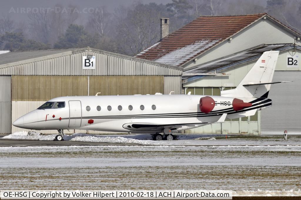 OE-HSG, 2002 Israel Aircraft Industries Gulfstream 200 C/N 065, at St. Gallen