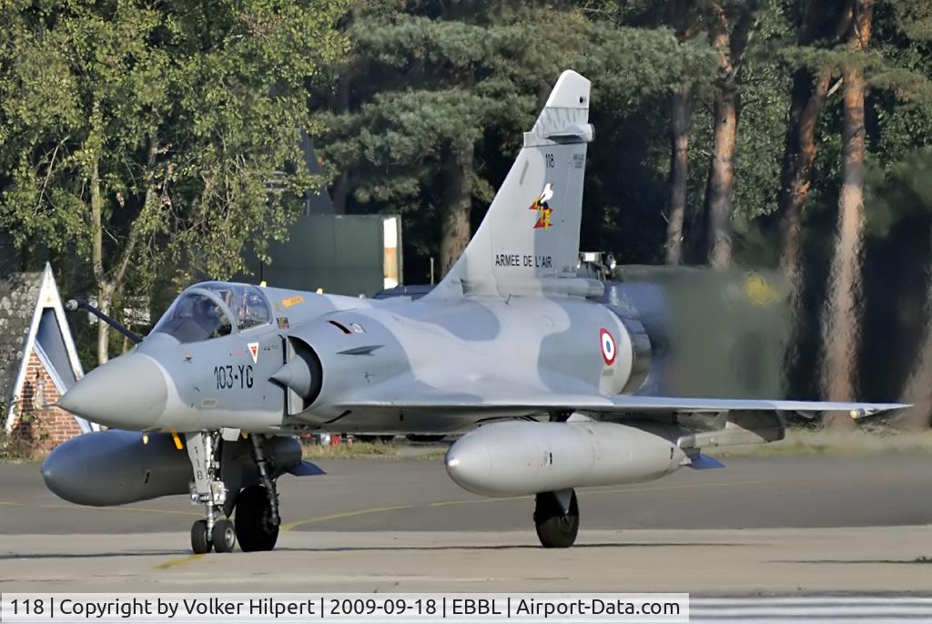 118, Dassault Mirage 2000C C/N 385, Tiger Meet 2009
