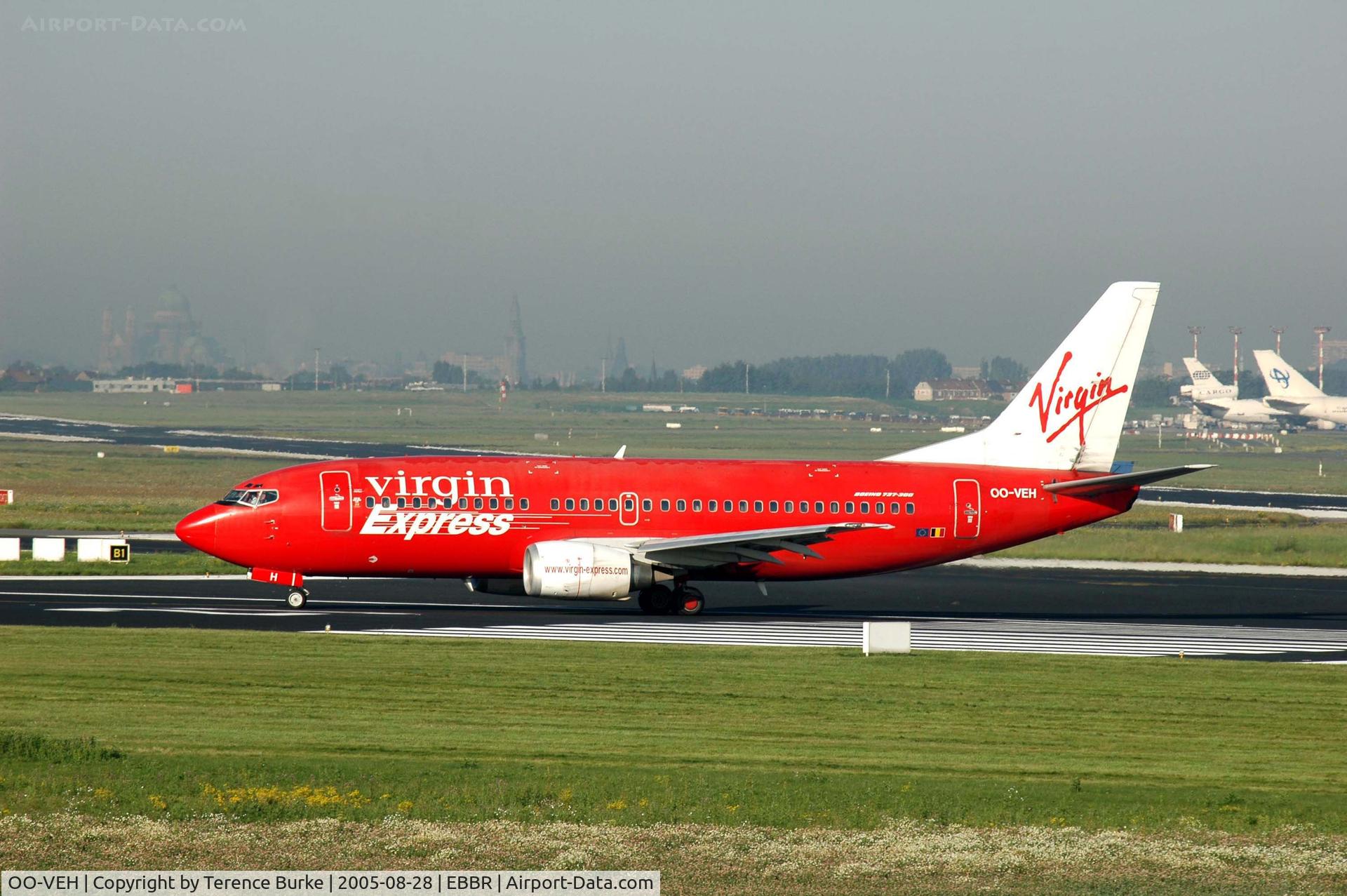 OO-VEH, 1998 Boeing 737-36N C/N 28571, Brussels ,August 2005