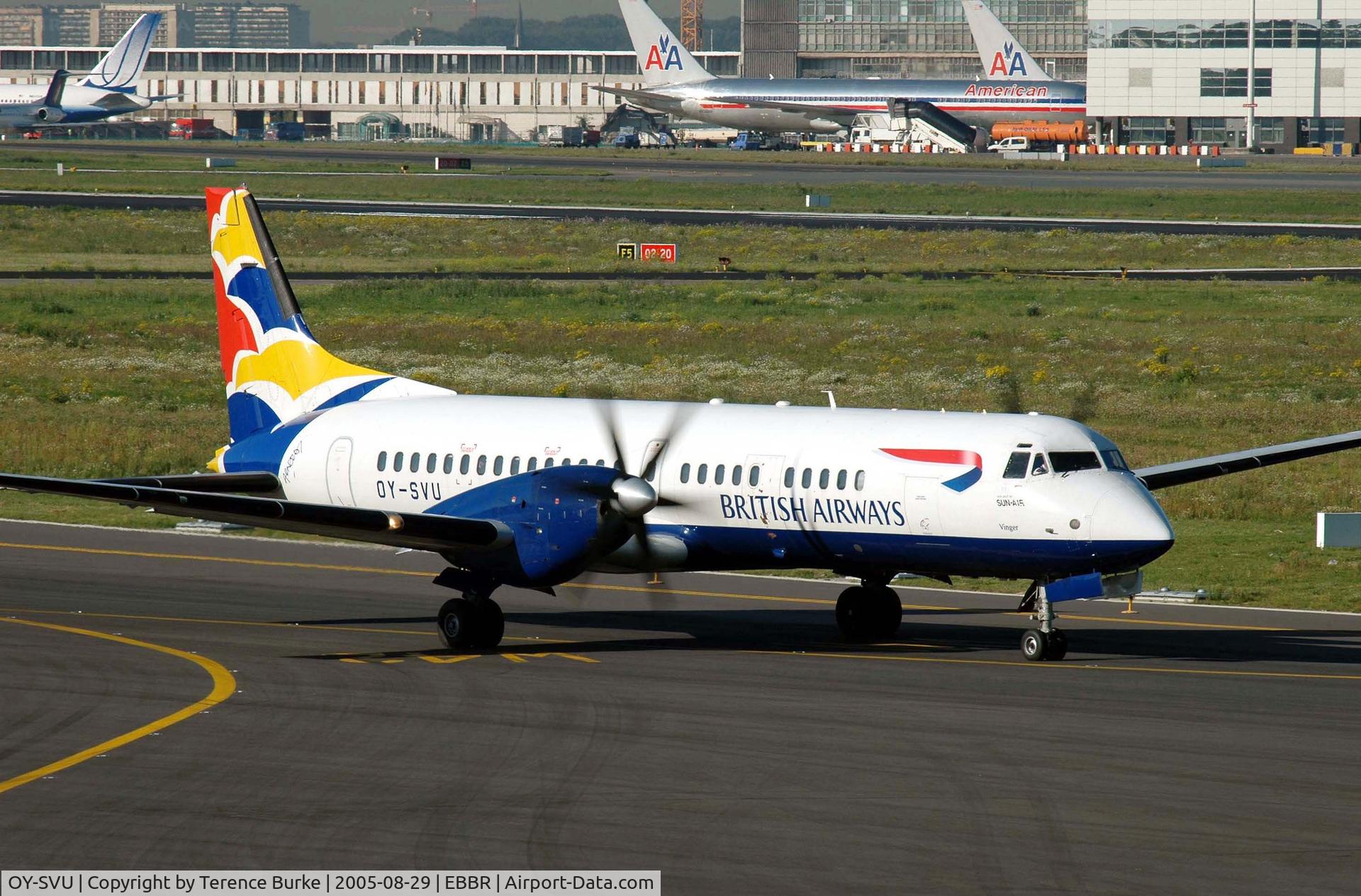 OY-SVU, 1995 British Aerospace ATP(F) C/N 2063, Brussels , August 2005