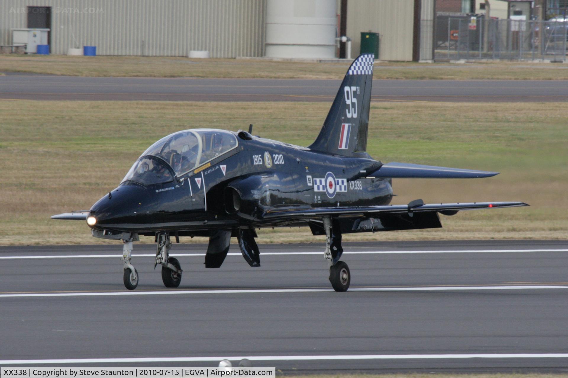 XX338, 1981 Hawker Siddeley Hawk T.1A C/N 187/312162, Taken at the Royal International Air Tattoo 2010
