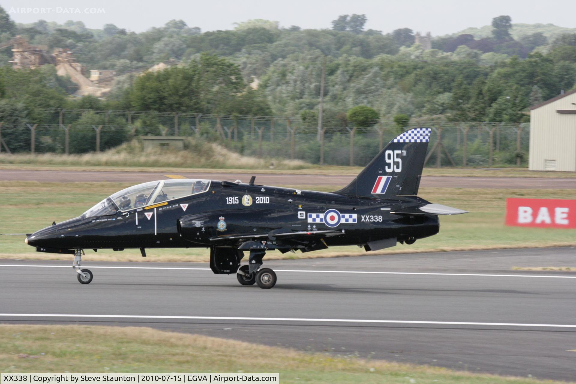 XX338, 1981 Hawker Siddeley Hawk T.1A C/N 187/312162, Taken at the Royal International Air Tattoo 2010