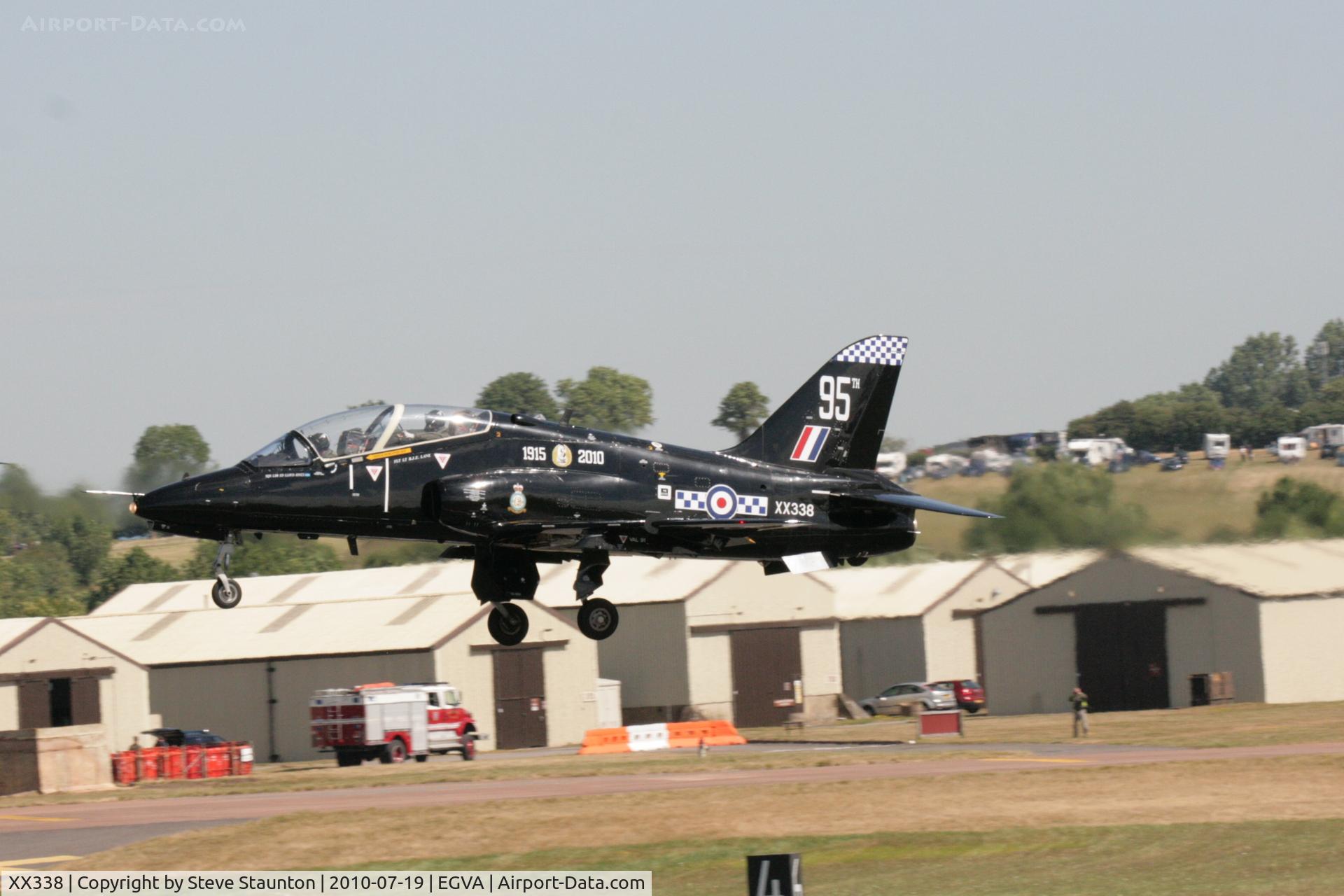 XX338, 1981 Hawker Siddeley Hawk T.1A C/N 187/312162, Taken at the Royal International Air Tattoo 2010
