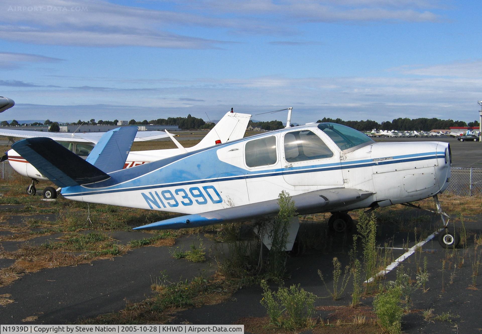 N1939D, 1952 Beech C35 Bonanza C/N D-3216, 1952 Beech C35 minus prop