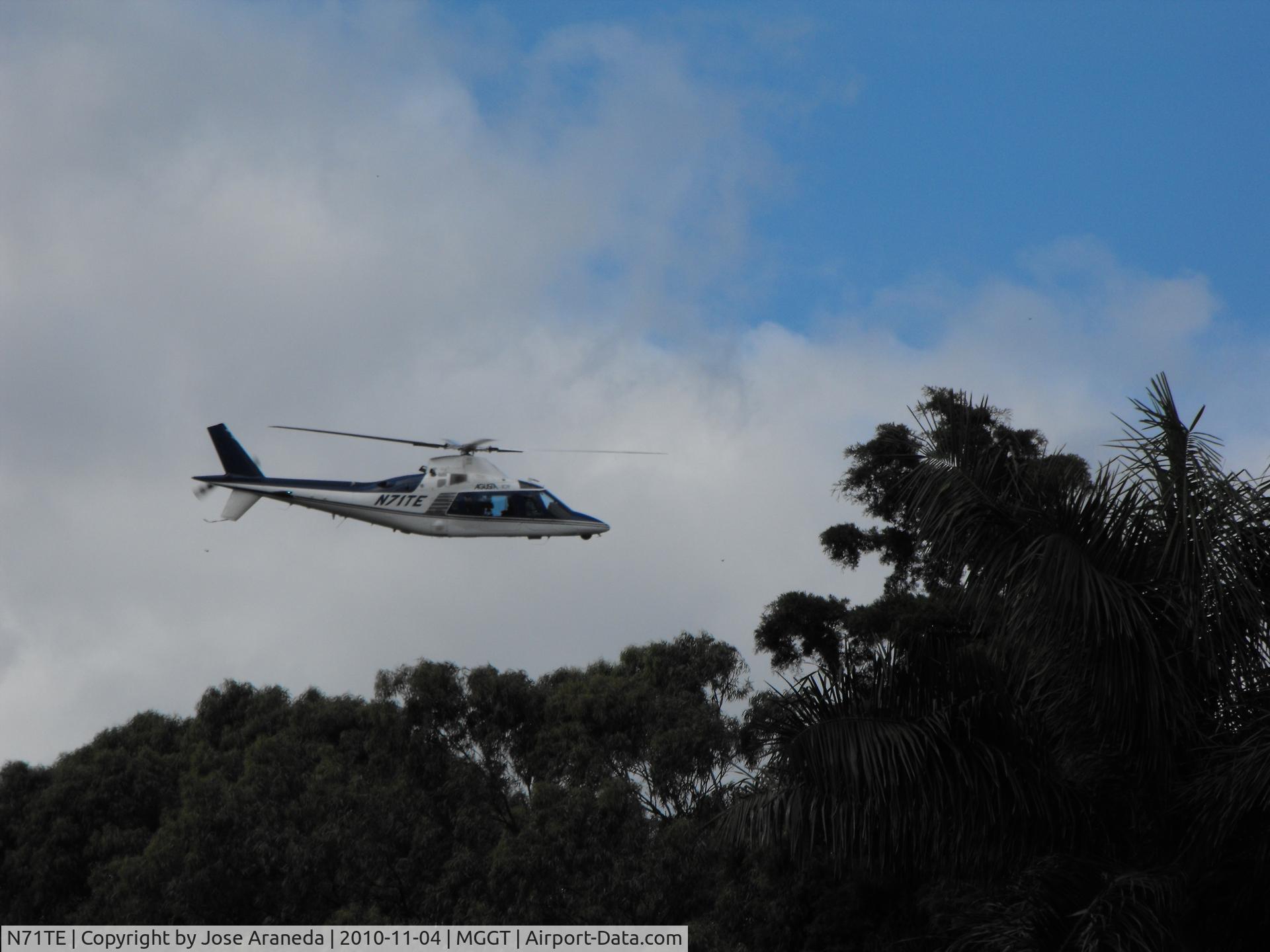 N71TE, Agusta A-109C C/N 7610, Flight from Vuela Guatemala helipad to Aurora International Airport