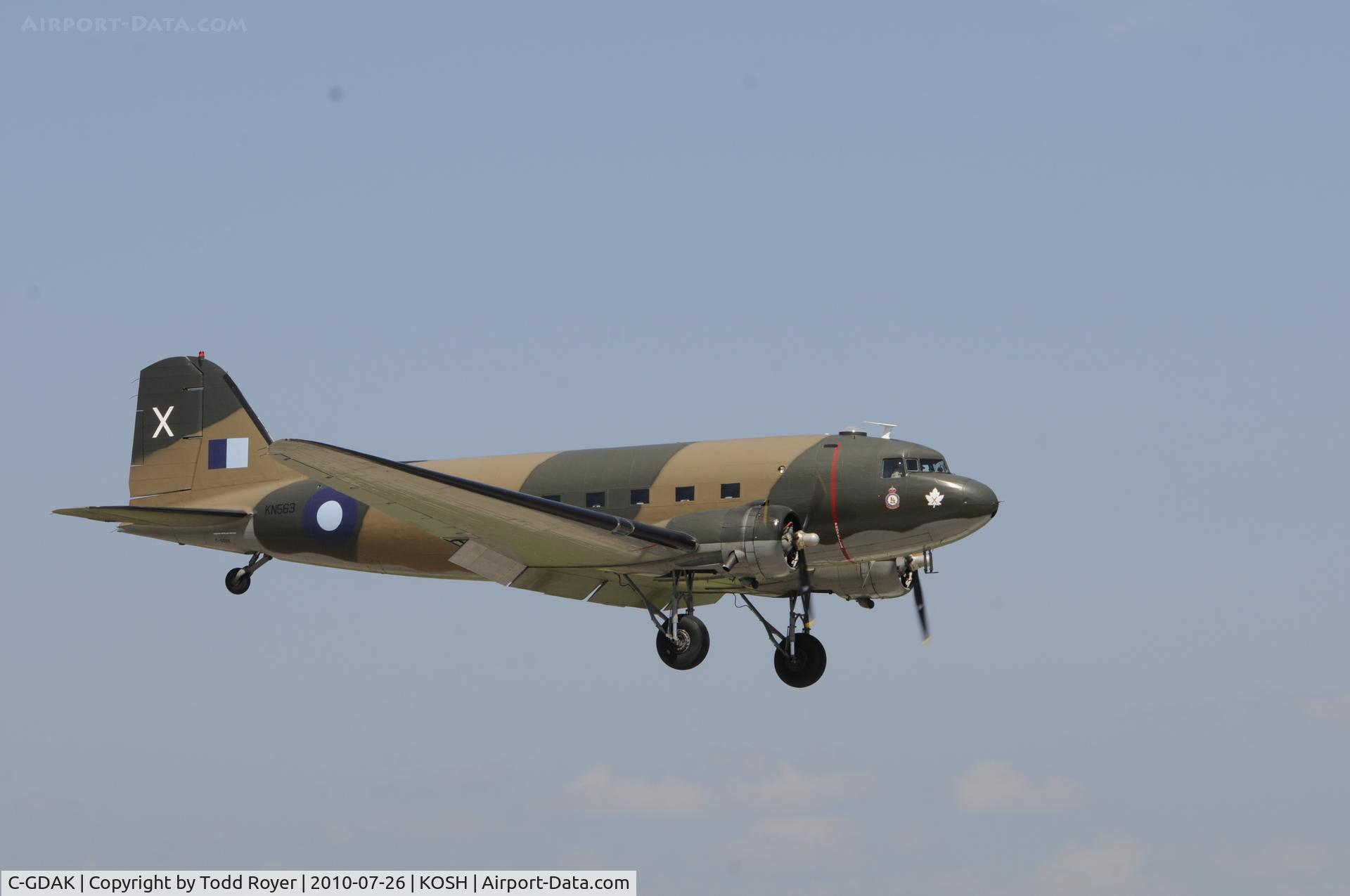 C-GDAK, 1939 Douglas DC-3-G202A C/N 2141, EAA AIRVENTURE 2010