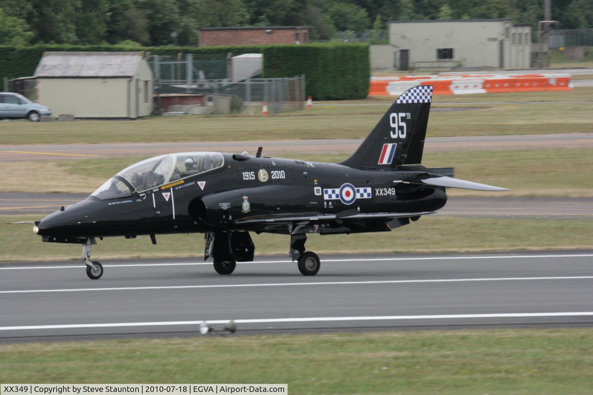 XX349, 1981 Hawker Siddeley Hawk T.1W C/N 198/312173, Taken at the Royal International Air Tattoo 2010