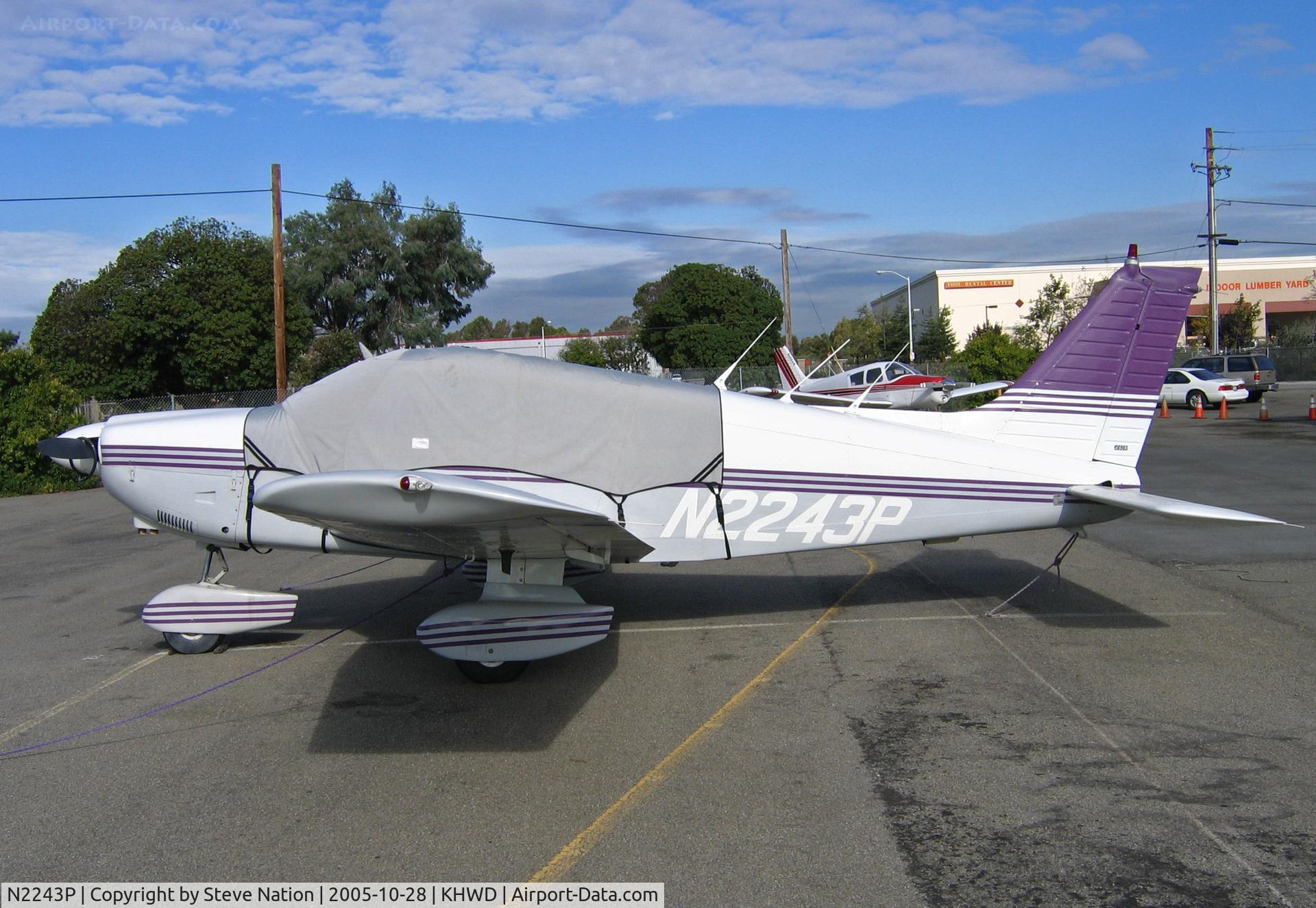 N2243P, 1979 Piper PA-28-181 C/N 28-7990295, 1979 Piper PA-28-181 in full sun @ Hayward, CA home base in Oct 2005
