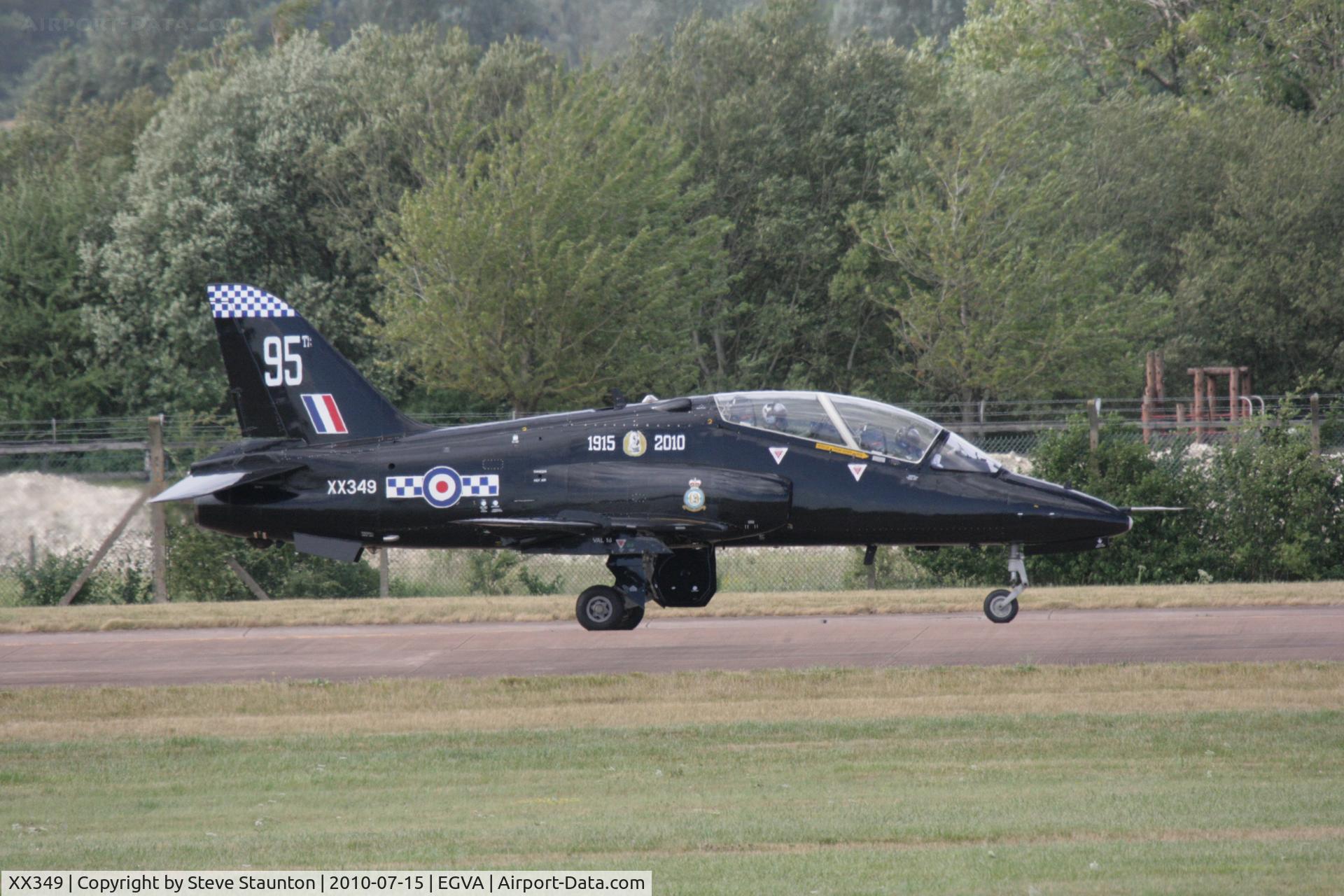 XX349, 1981 Hawker Siddeley Hawk T.1W C/N 198/312173, Taken at the Royal International Air Tattoo 2010
