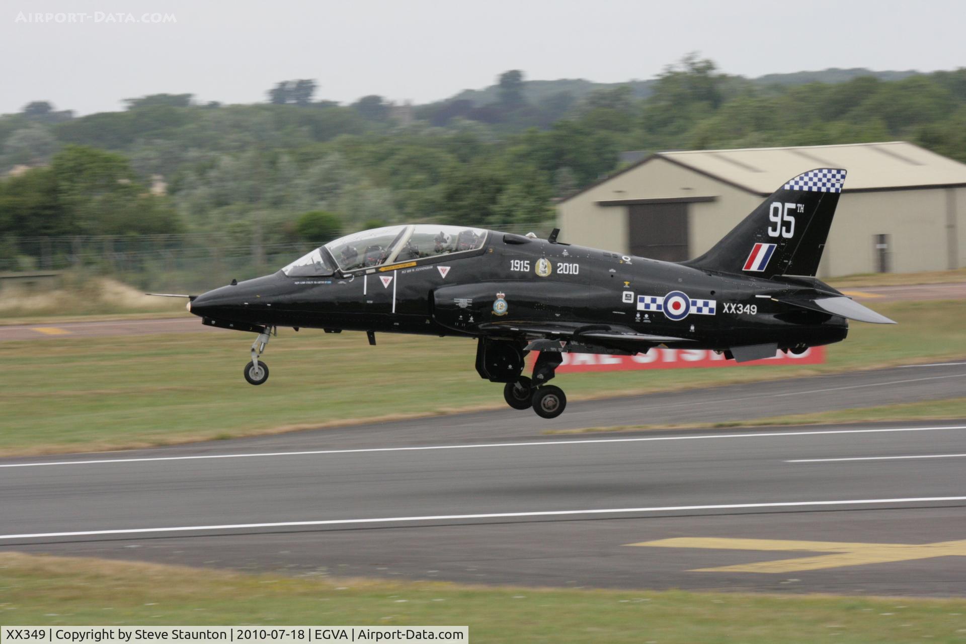 XX349, 1981 Hawker Siddeley Hawk T.1W C/N 198/312173, Taken at the Royal International Air Tattoo 2010